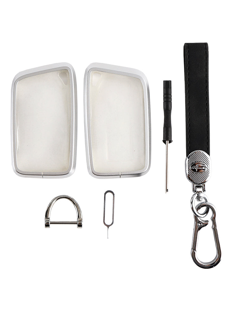 Lexus IS GS ES RX Alloy Aluminum TPU Soft Film Car Key Black Case Cover