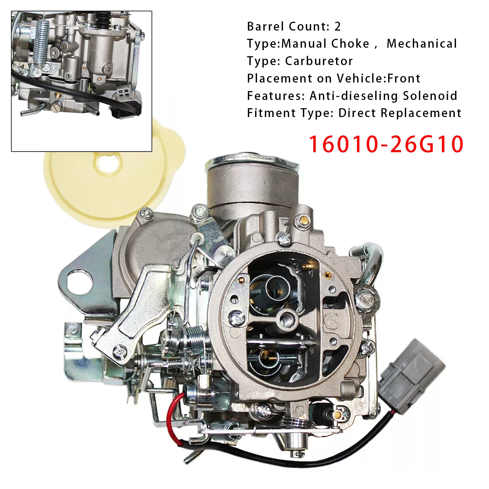 Nissan Z20 Gazelle Silvia Datsun Pick Up Caravan Bus Carburetor 16010-26G10