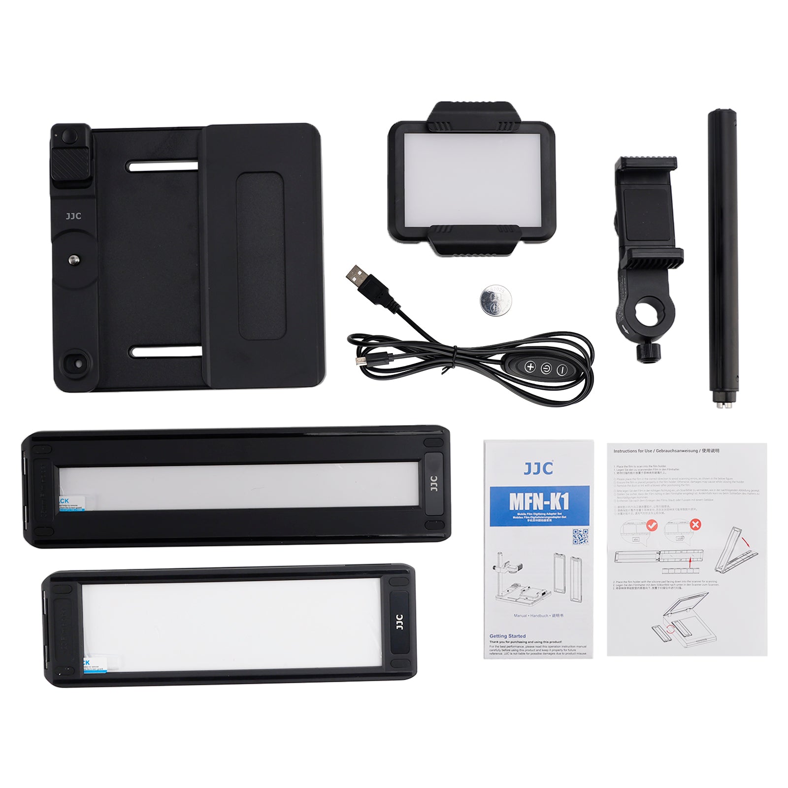 JJC Mobile Negative Film Scanner 35mm 120 Film Scanner Set Scan Old Ph