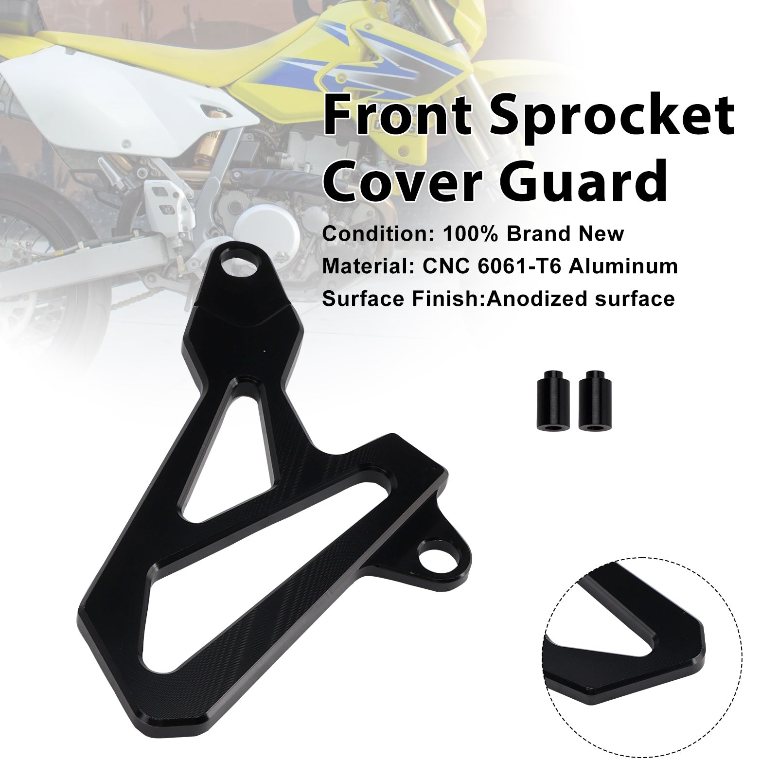 Front Sprocket Cover Guard For Suzuki DR-Z400SM 2000-2024 DRZ400/S/E