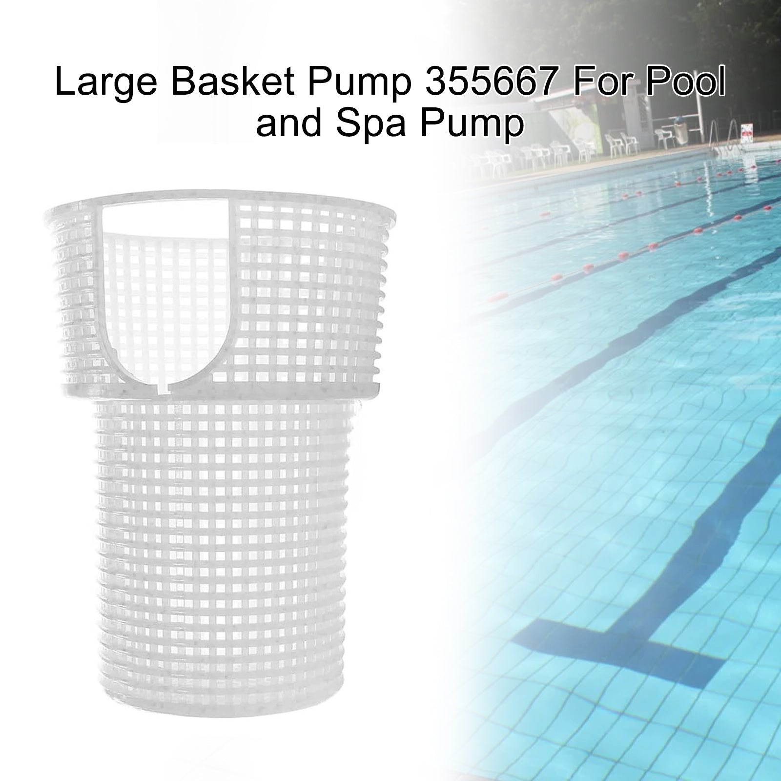 Large Basket Pump 355667 For Pool and Spa Pump