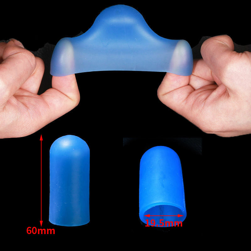 60mm, Inner D:19.5mm Stretcher Male Penis-Enlarger Extender Enlargement Enhancement Grow Sleeve S