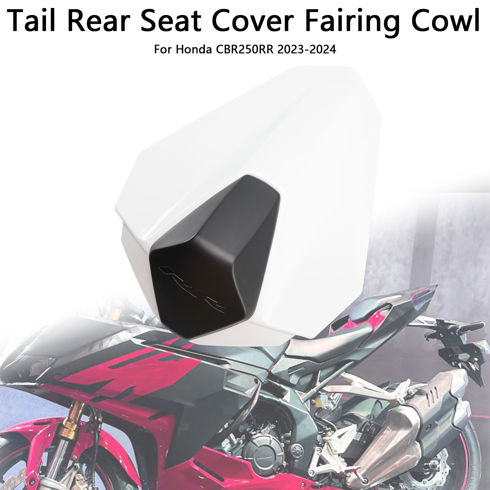 2023-2024 혼다 CBR250RR 리어 테일 2열 시트 페어링 커버