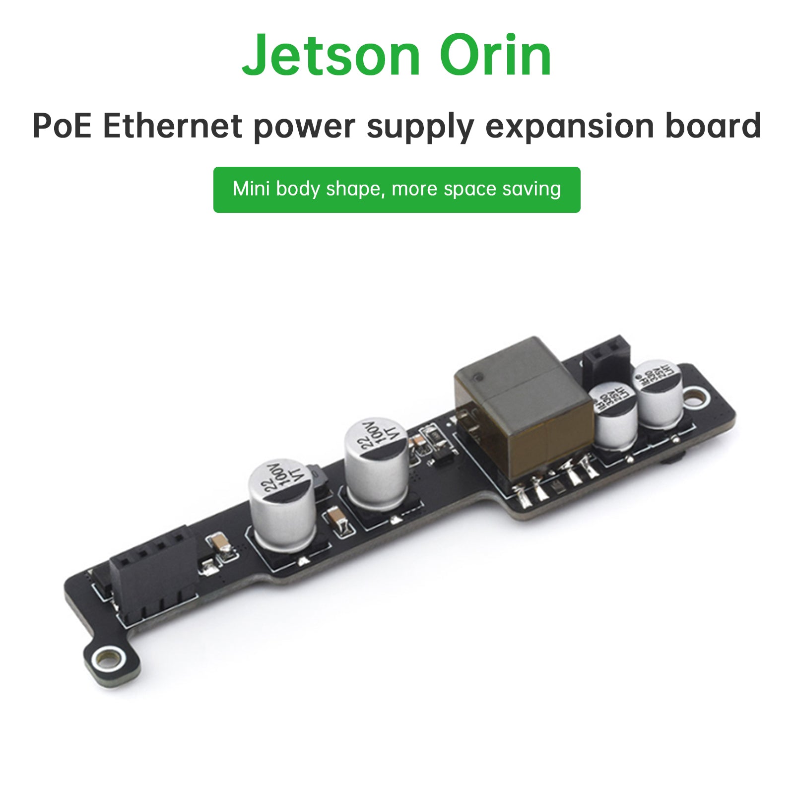 Jetson Orin Nano/NX Ethernet POE Power Supply Expansion Board Support 802.3af/at