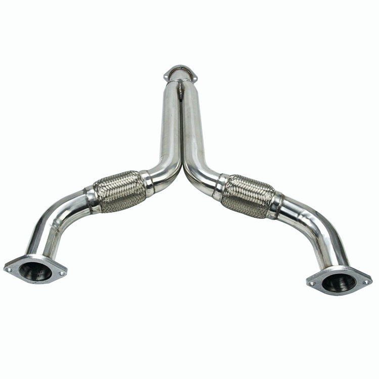 Y Pipe Exhaust Downpipe Fit for 03-09 Nissan 350Z 3.5L 2005 2007 Infiniti G35