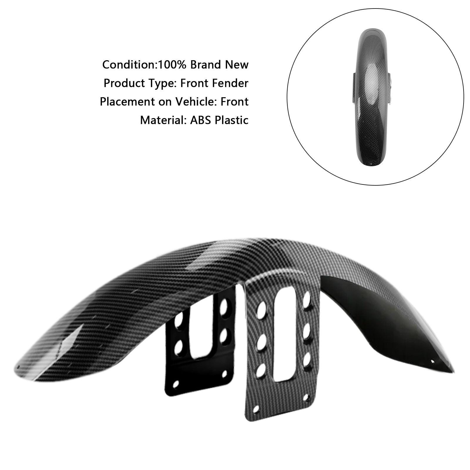 High Front Fender Mudguard Fairing For Sportster 883 1200 1988-up