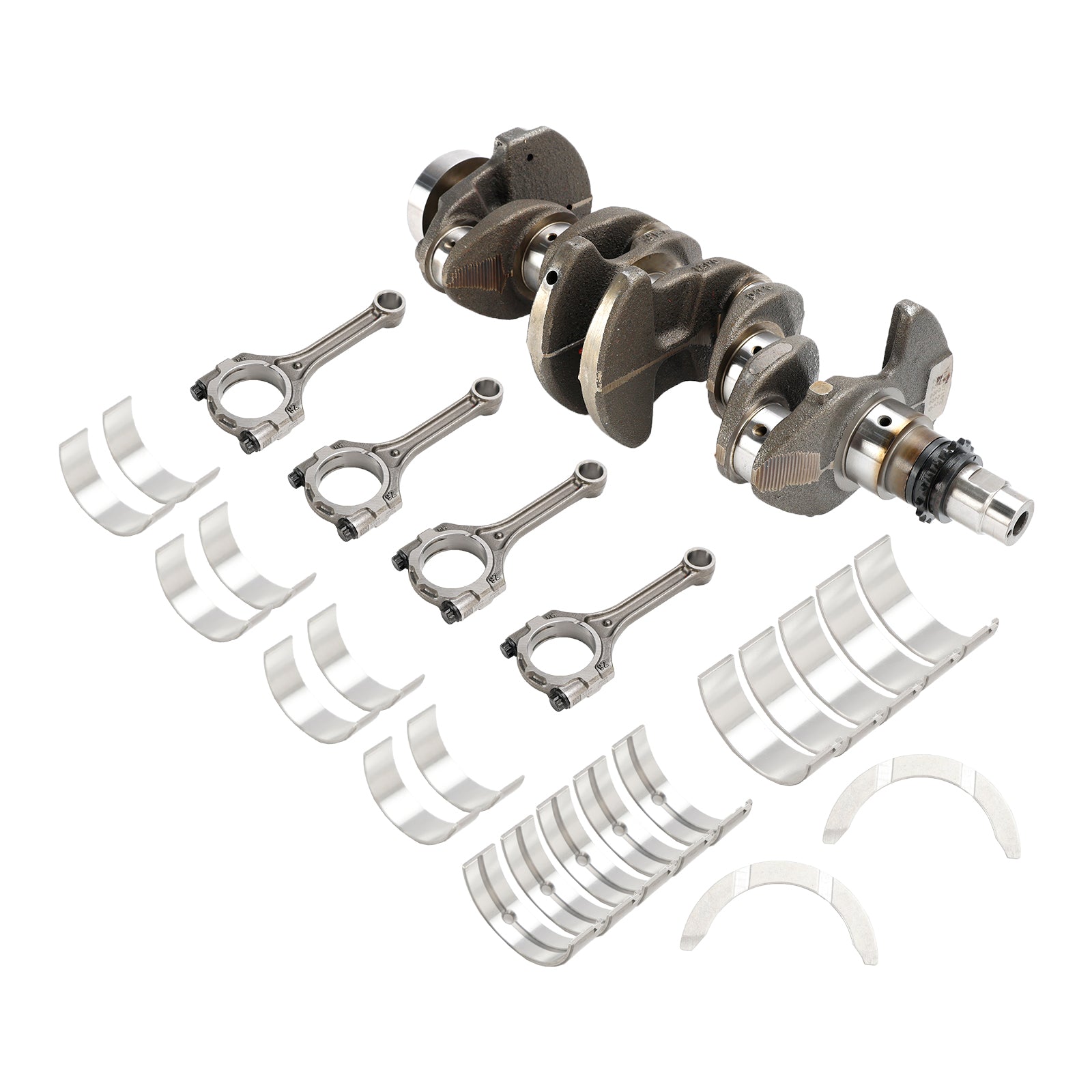 Hyundai Accent LE Hatchback 4-Door 2016-2017 1.6L Engine Crankshaft Con Rods & Bearing Set