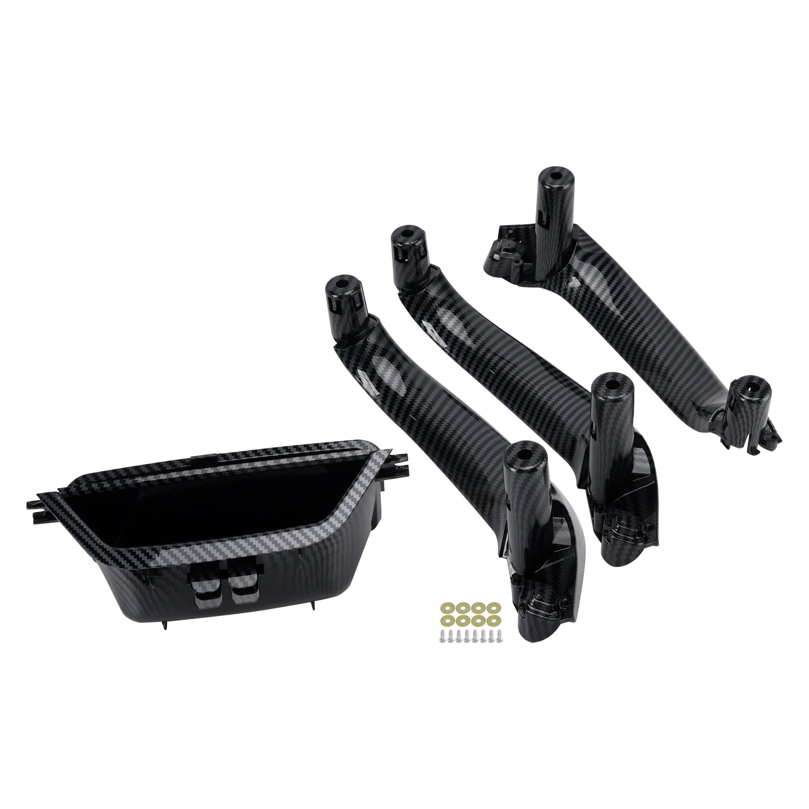 Carbon Fiber Interior Door Handle Kit 51417250307 for BMW X3 (F25) X4 (F26)