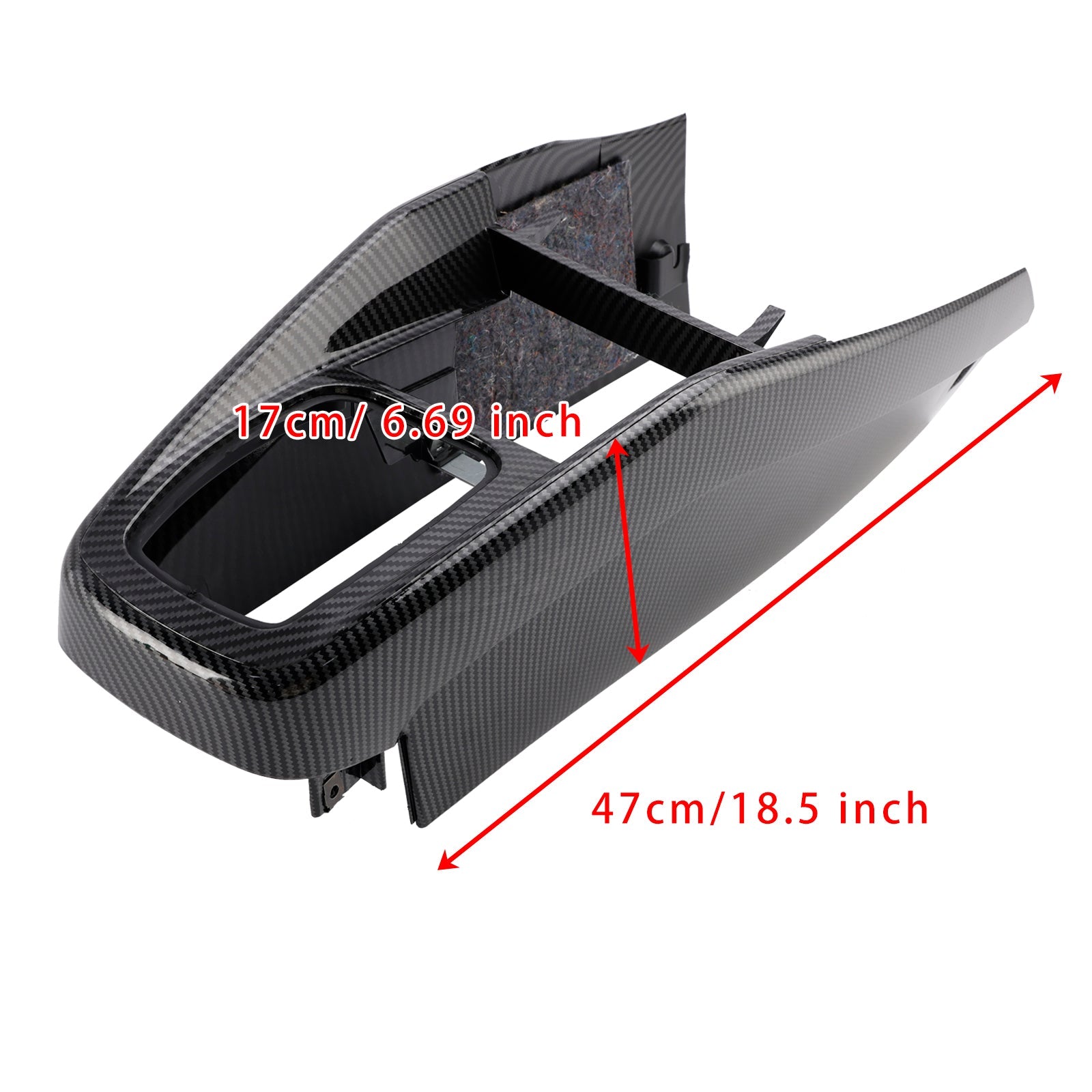 1999-2005 VW Golf Jetta Car Center Console Trim 1J1863201D Carbon Fiber Pattern