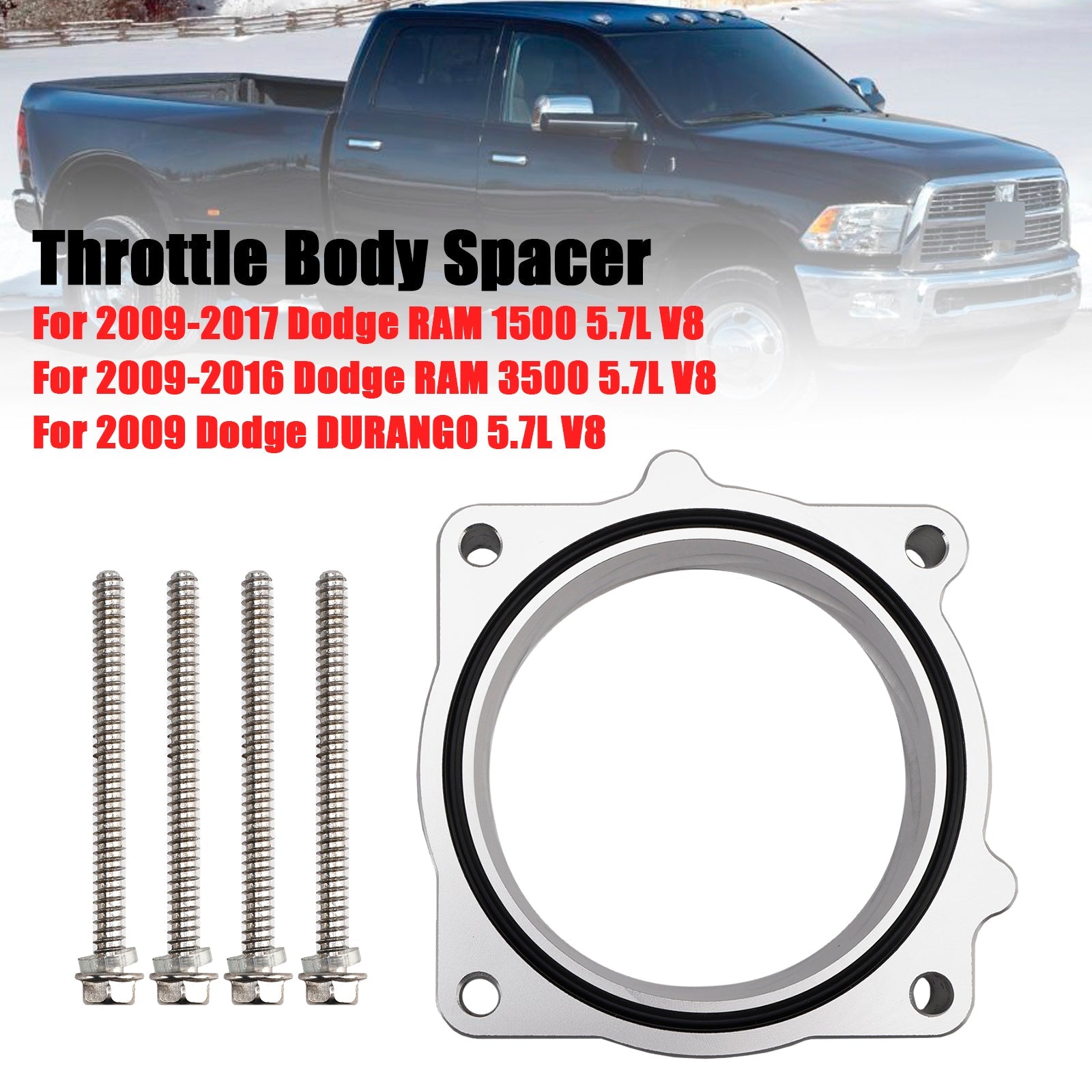 2009-2016 Dodge RAM 3500 5.7L V8 Throttle Body Spacer