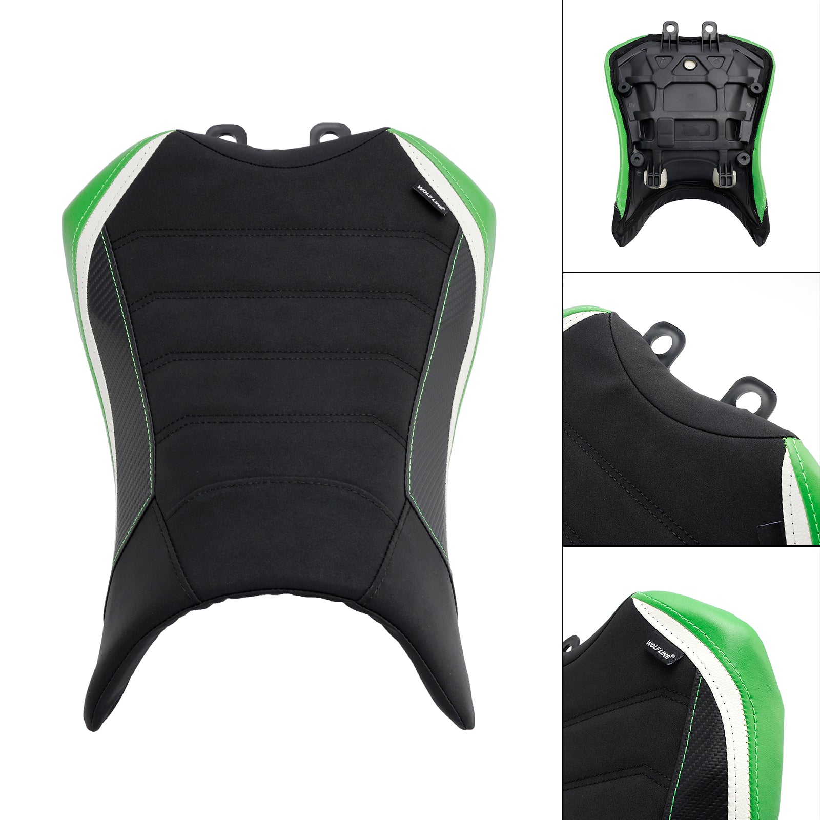 2022-2023  KAWASAKI Ninja 1000SX Front Driver Raider Seat Pillion Saddle Green