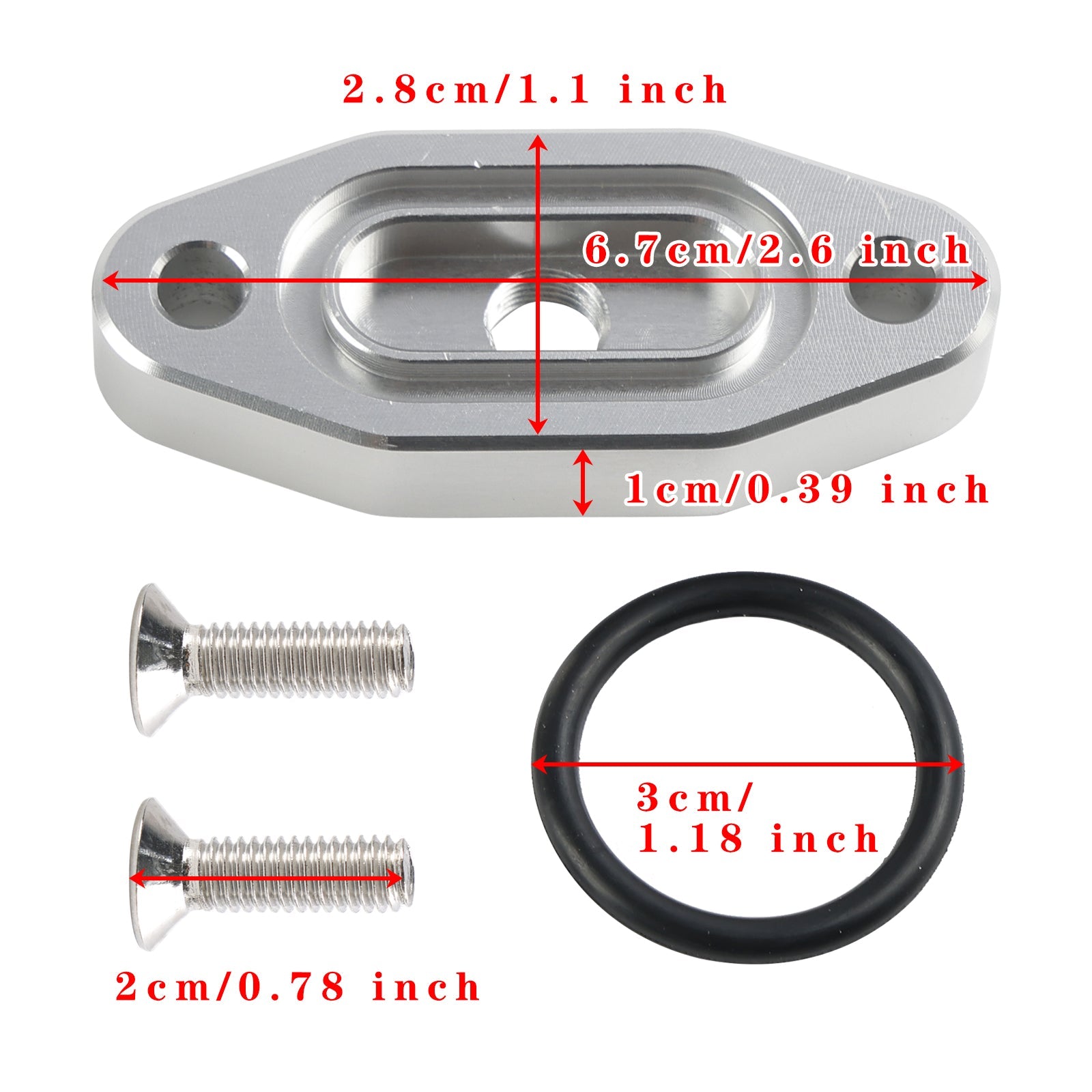 LS1 1/8"npt Turbo Oil Supply/Gauge Port Adapter 551608 For LS based engines