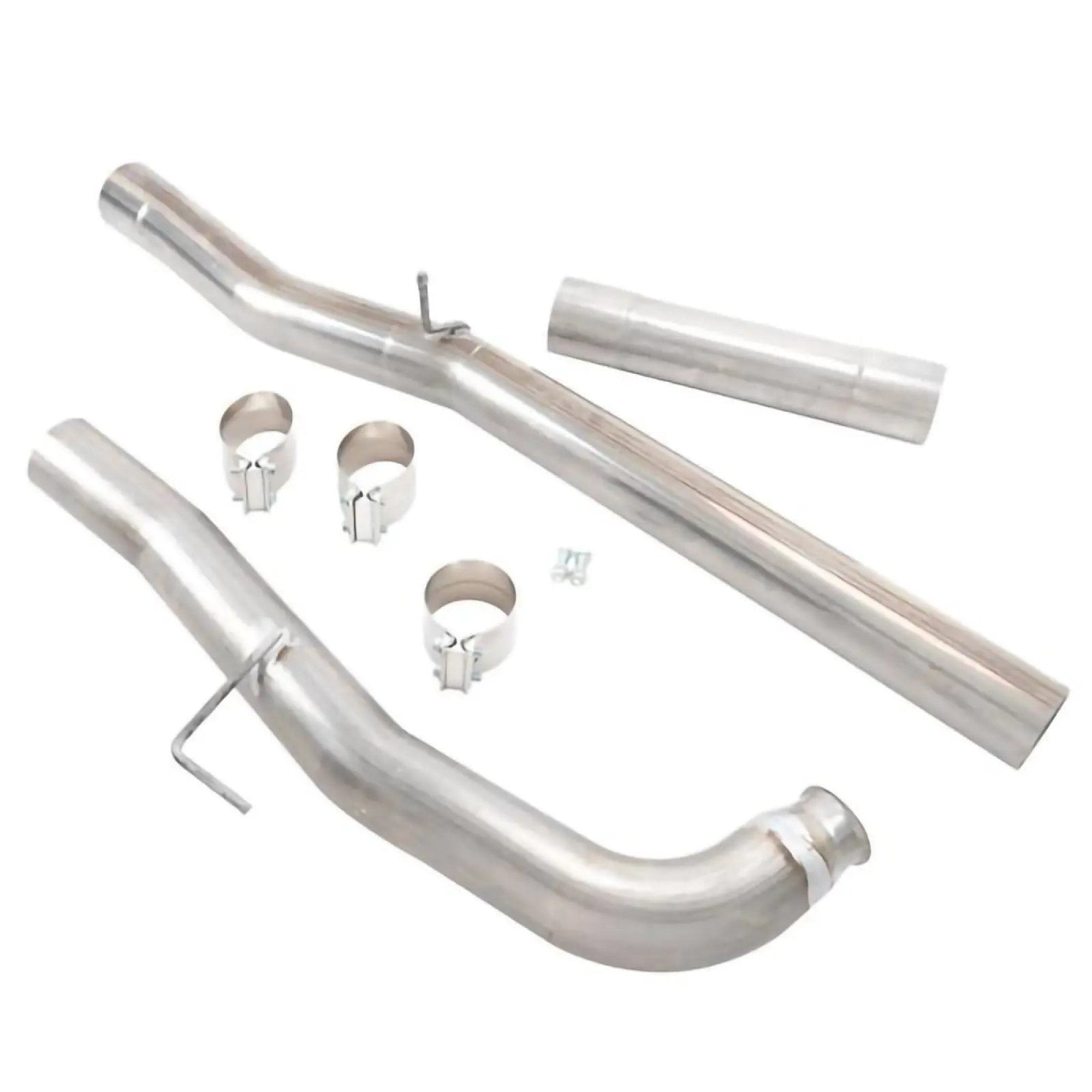 4" Exhaust Muffler Pipe & EGR Delete Kit for 2011-2015 Chevy Silverado GMC Sierra 6.6L Duramax LML Diesel