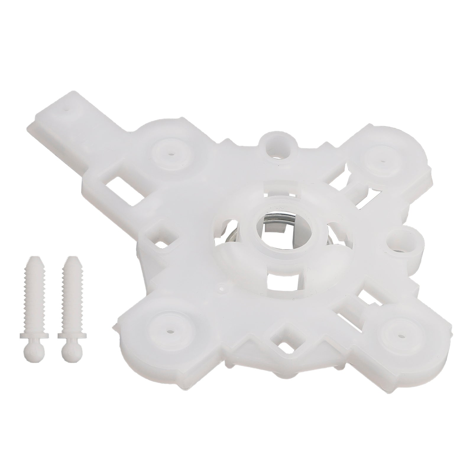 Left Car Side Mirror Glass Lens White Plastic Bracket Clip Holder for Honda