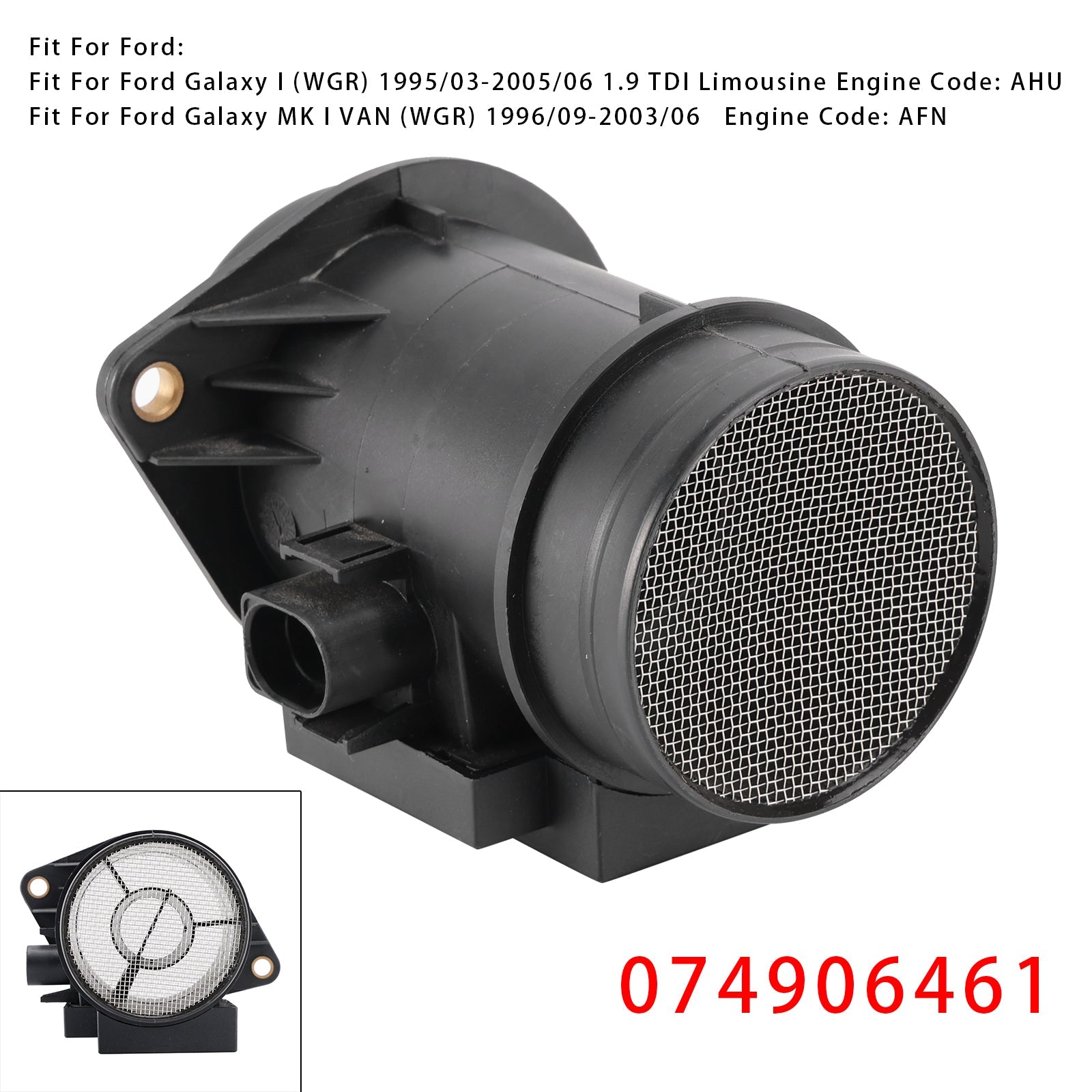 Mass Air Flow Meter Sensor For Audi A3 8L1 VW Golf IV Passat B5 074906461