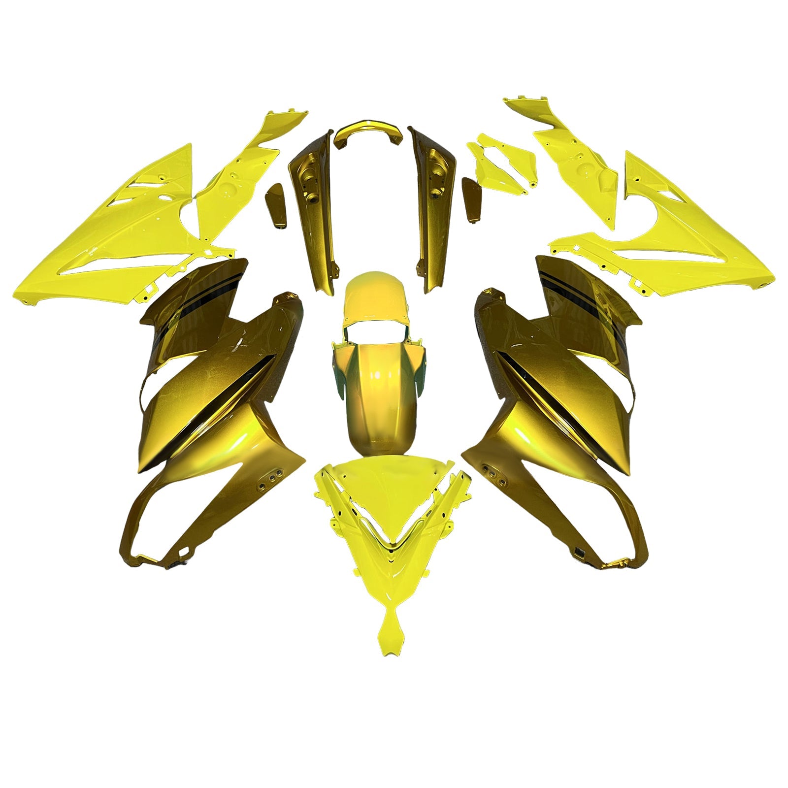 Injection Fairing Kit Plastic for Kawasaki Ninja650 ER-6F EX650 2009-2011