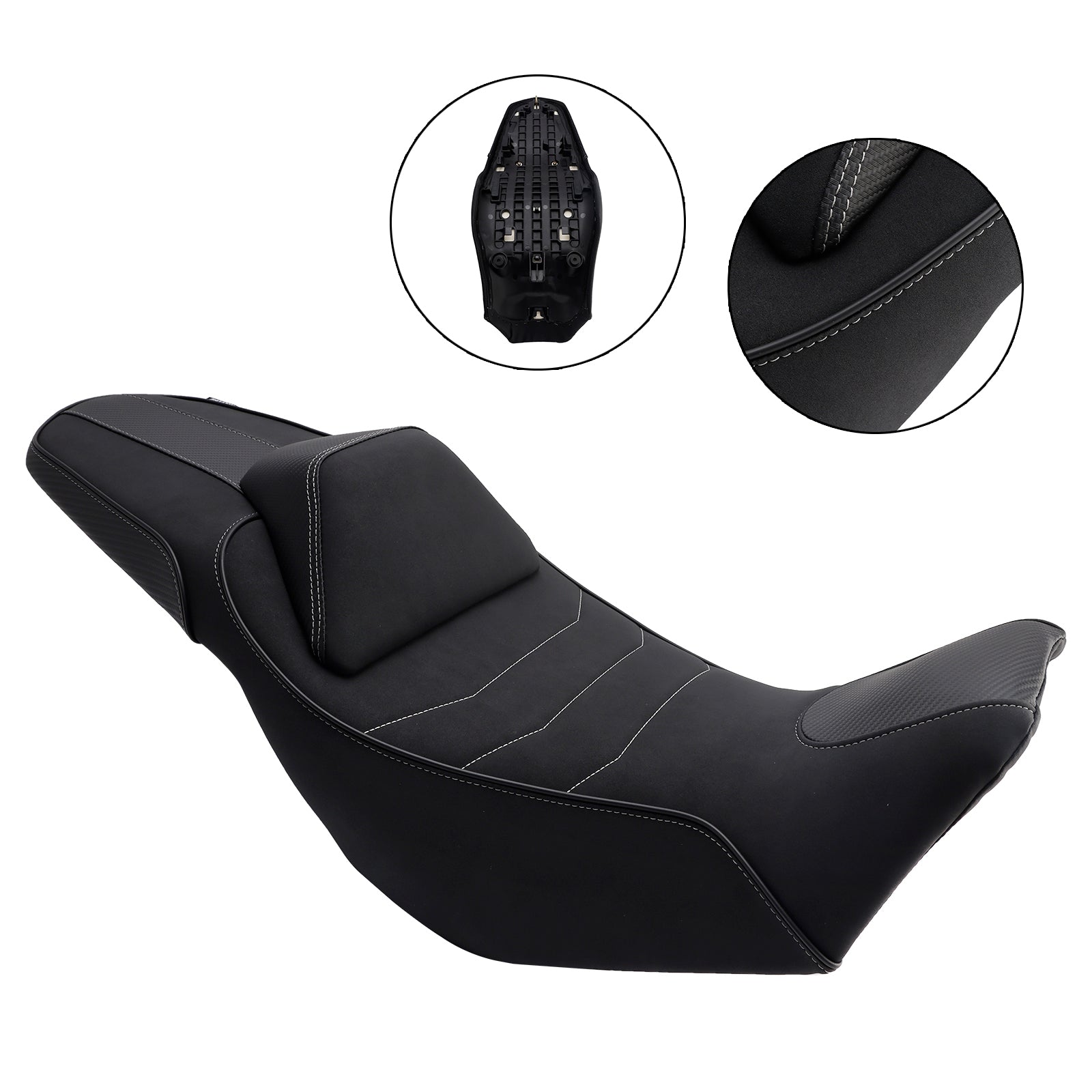 2024-2025 Honda Nx400 Nx500 Complete Cushion Rider Passenger Seat Black Fits For