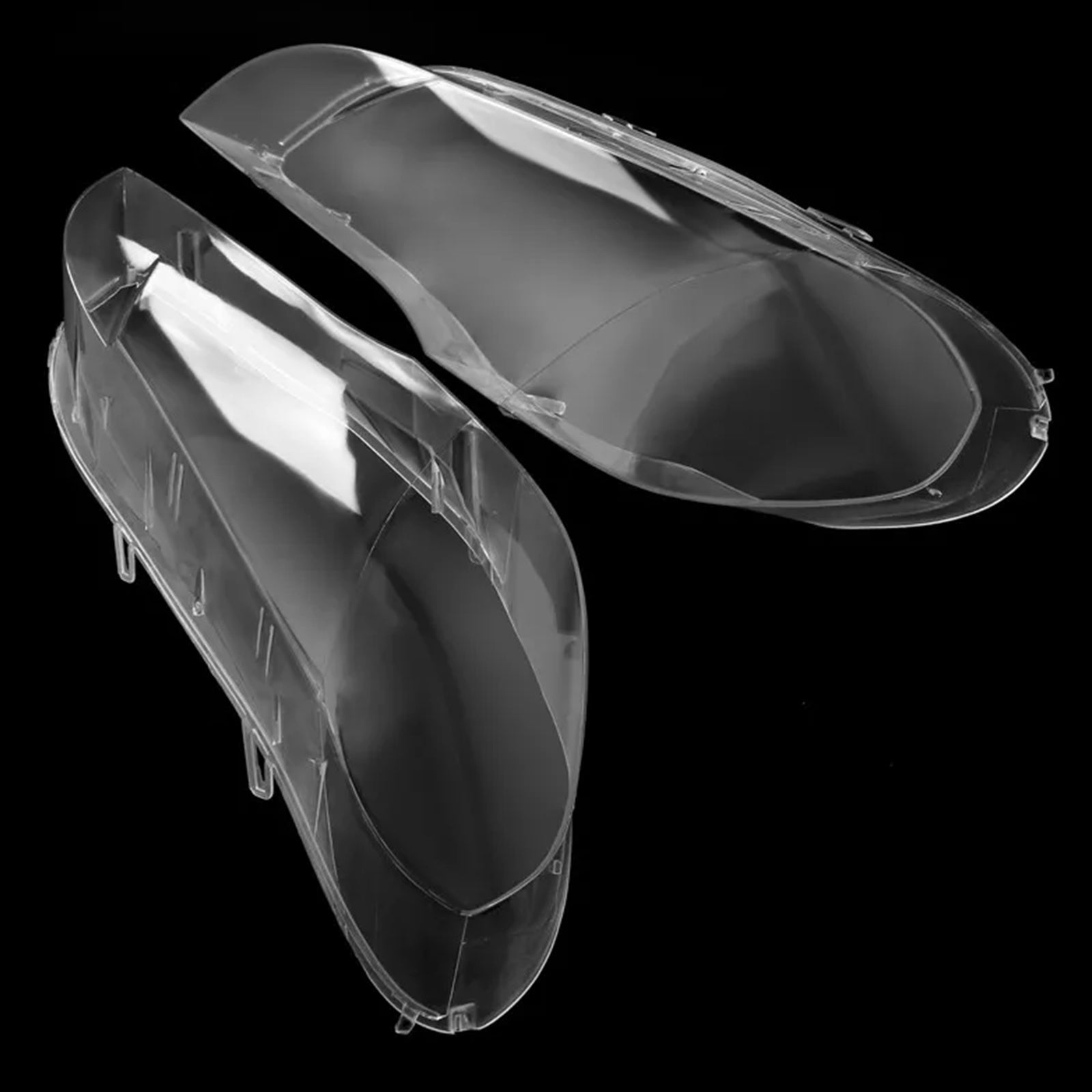 2007-2013 BMW X5 E70 2PCS Clear Headlight Lens Cover Headlamp Left+Right
