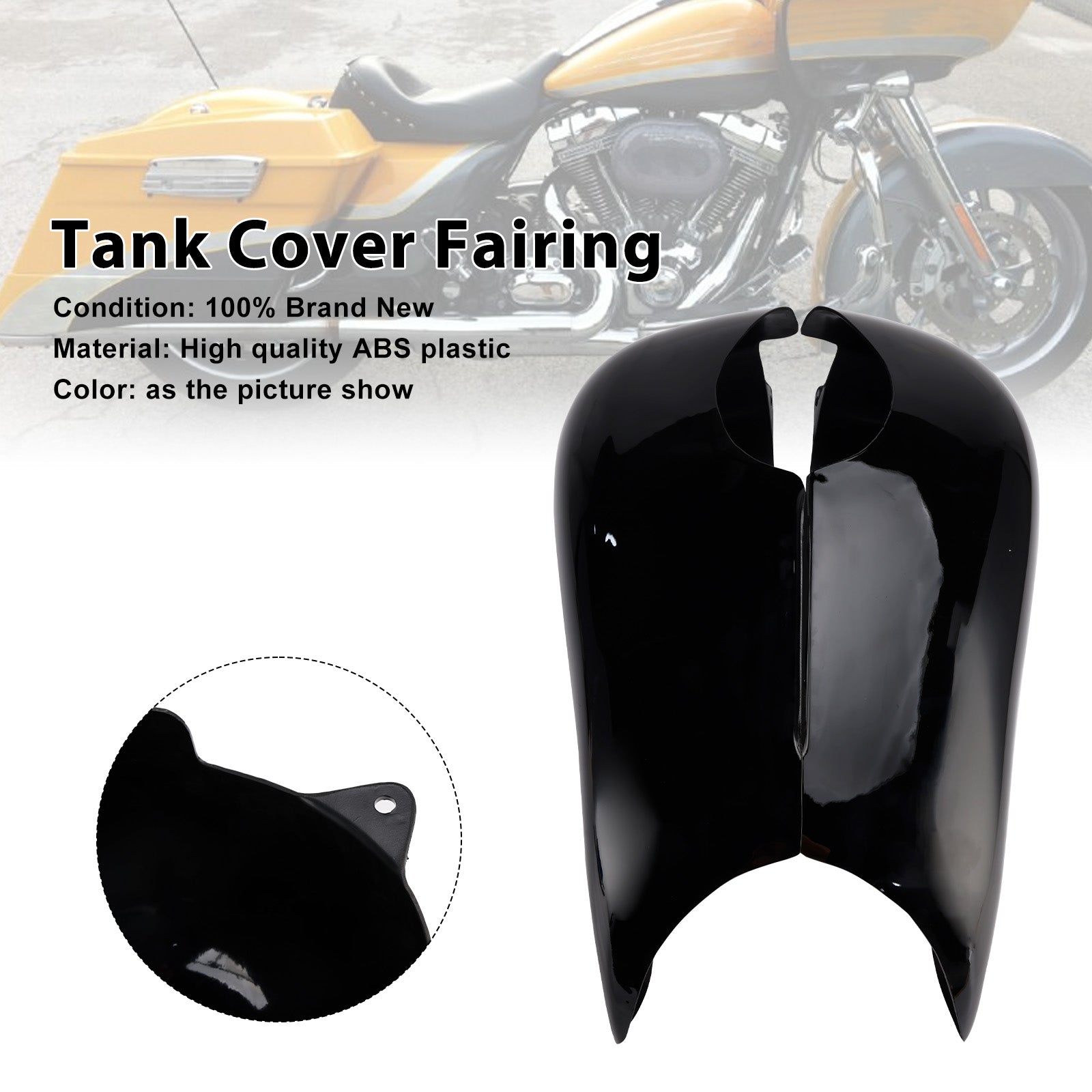2009+ Touring Street Glide & Road Glide Stretched Tank Cover Fairing