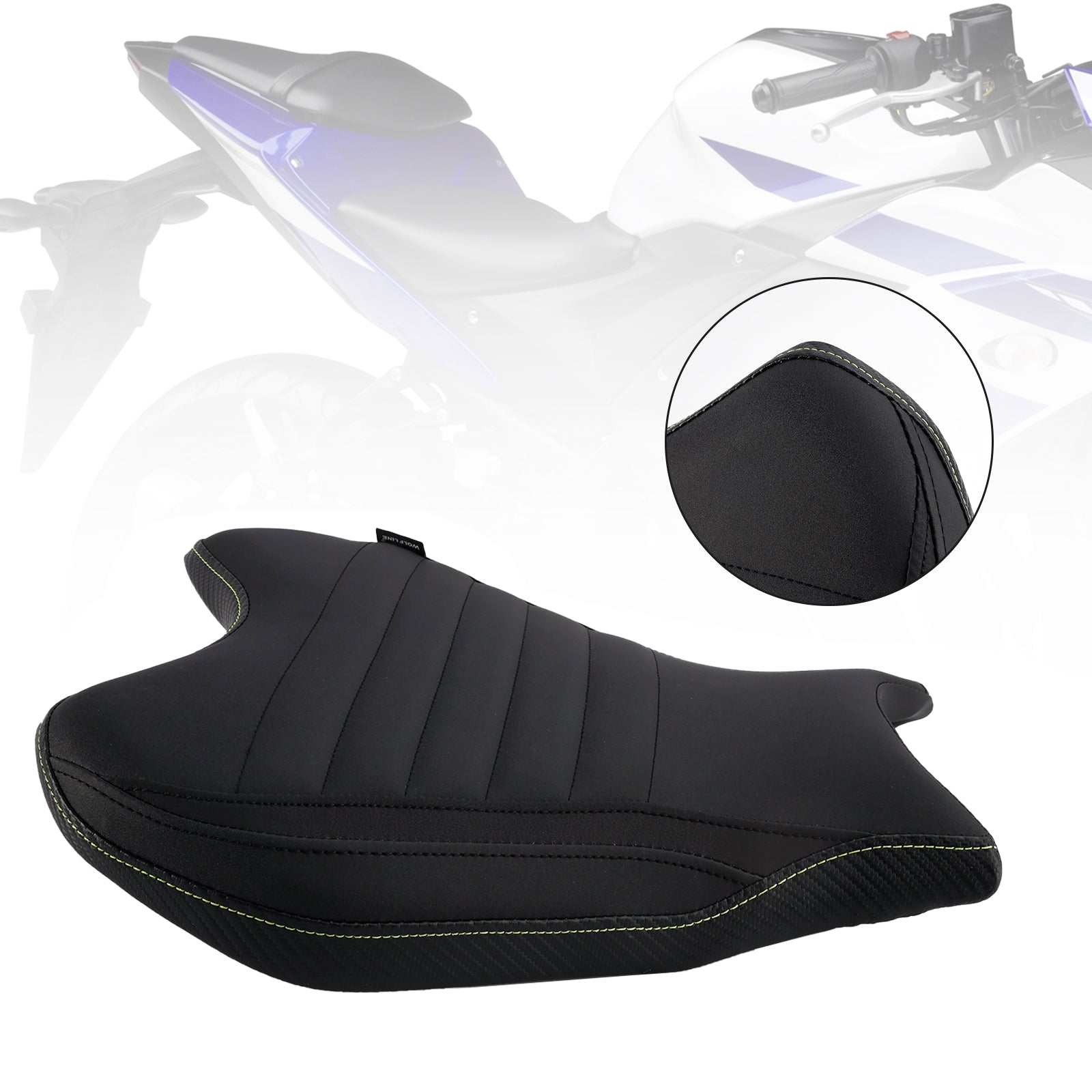 Yamaha Yzf-R7 Yzf R7 2021-2022 Front Driver Seat Raider Cushion Pu