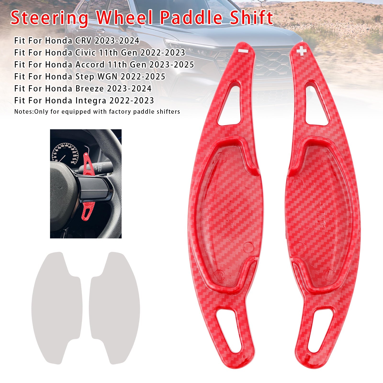 Steering Wheel Paddle Shifter Extension For Honda CRV Civic 11
