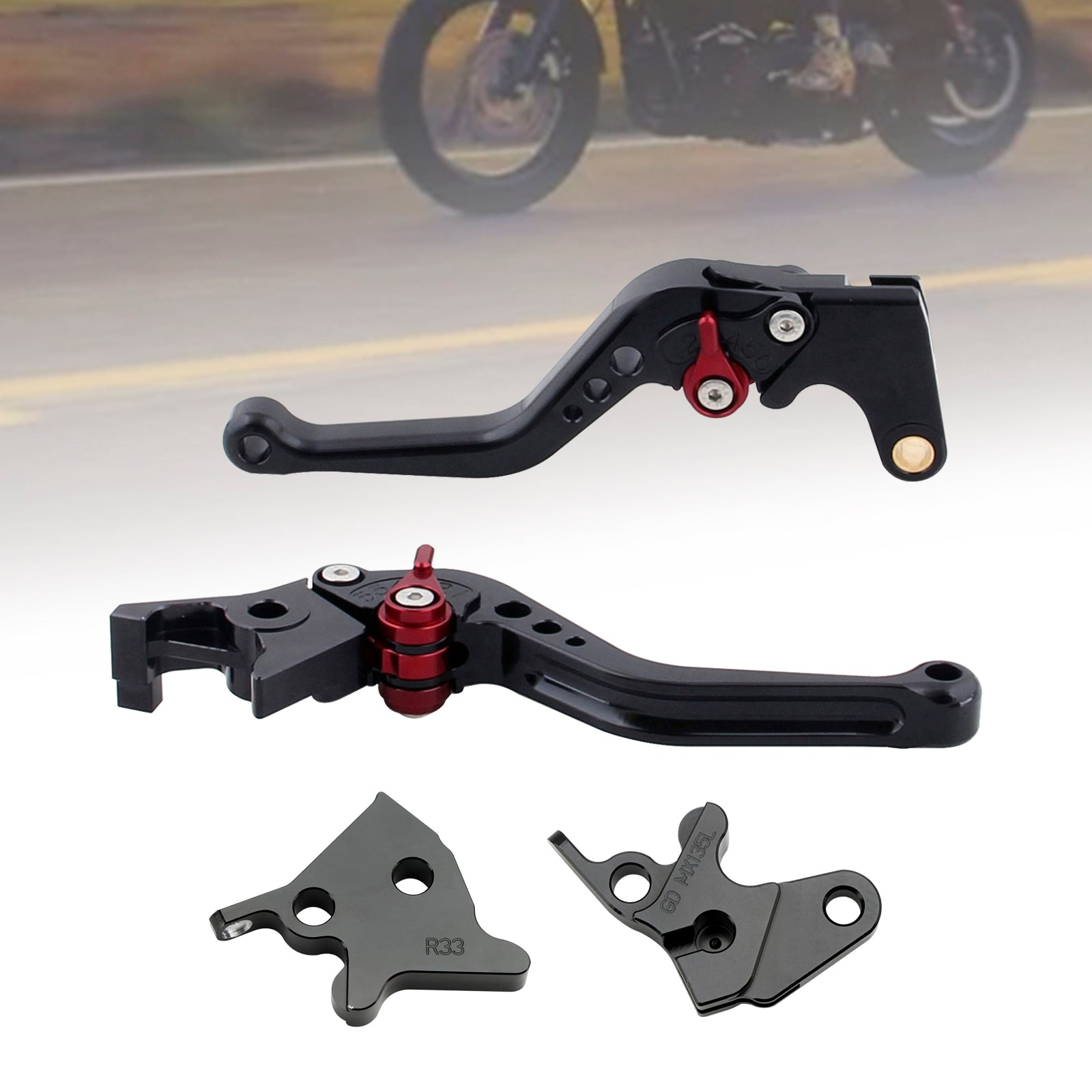 2005-2014  YAMAHA YBR125 NEW Short Clutch Brake Lever