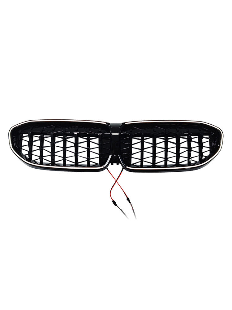 2019-2022  Fit BMW 3 Series G20 Diamond Kidney Grille Grill 51138072085 Black