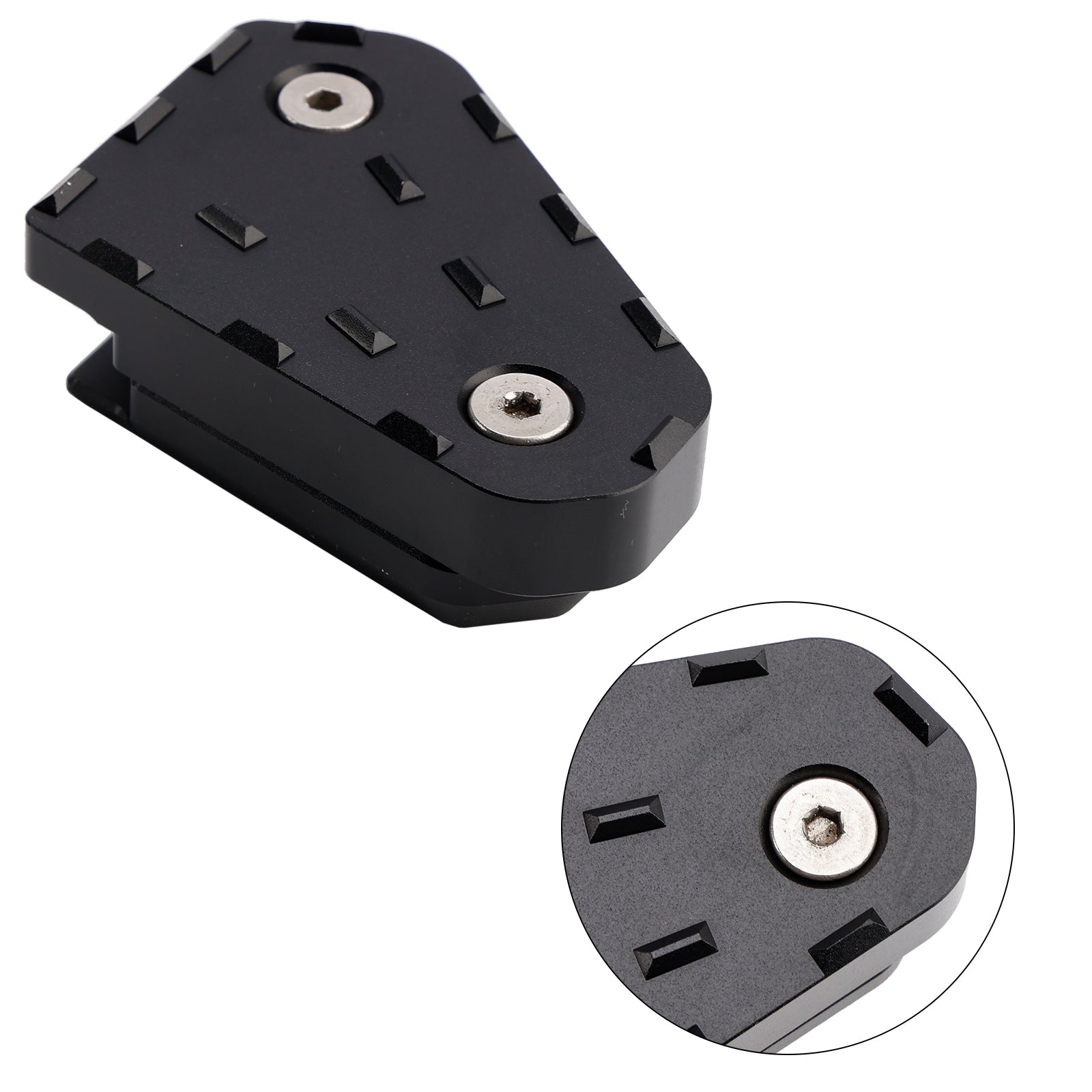 Cnc Brake Pedal Extension Peg Enlarger Pad For Multistrada 950 1200 1260 Silver