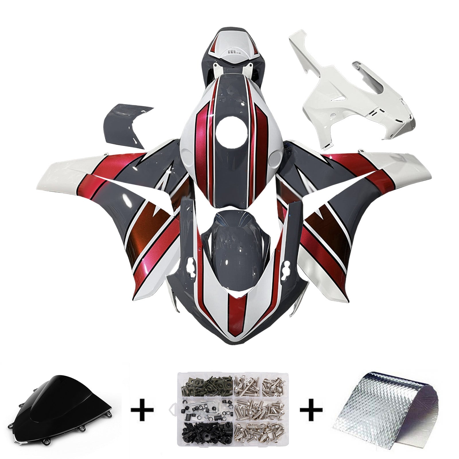 Injection Fairing Kit Bodywork Plastic ABS For Honda CBR1000RR 2008-2011