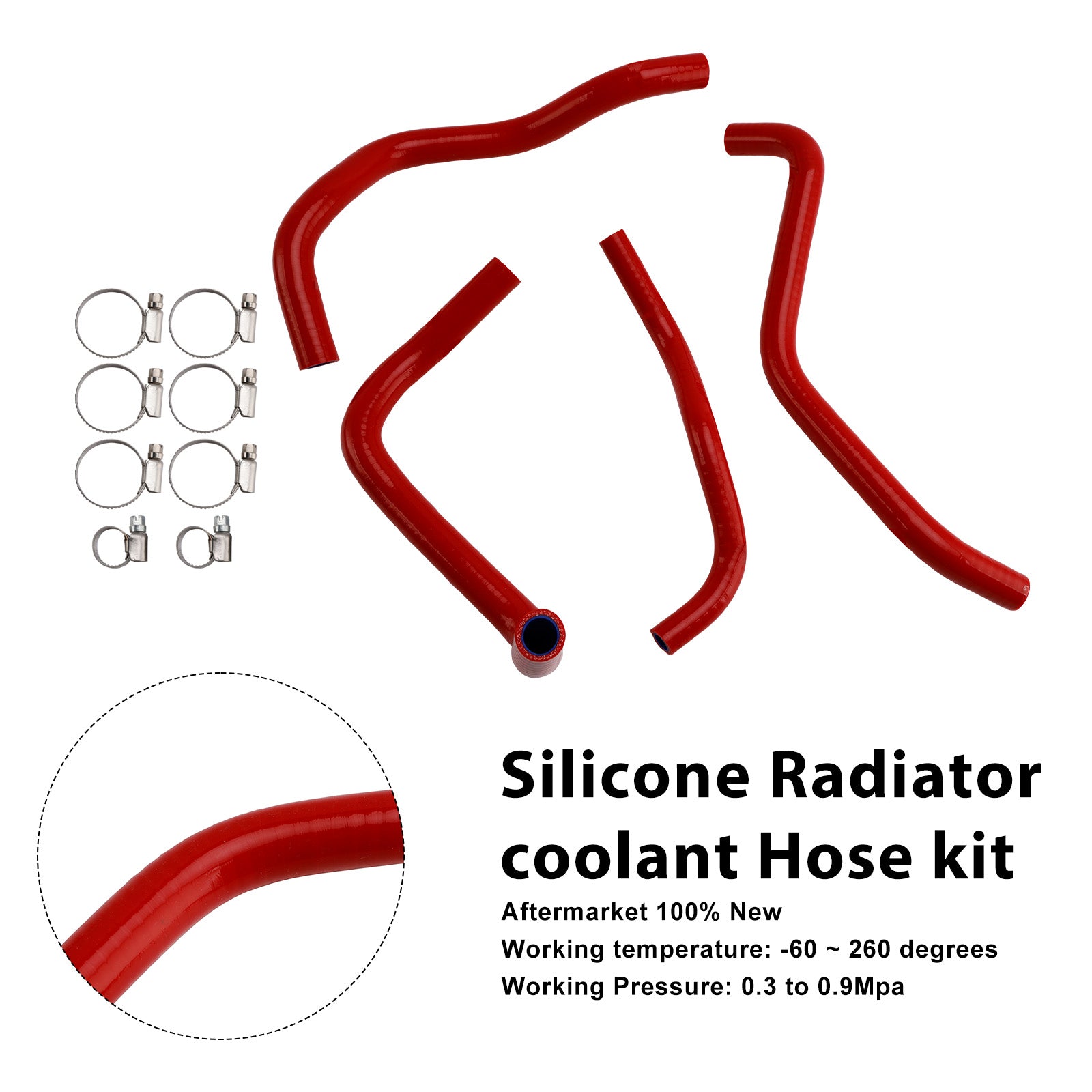Silicone Radiator coolant Hose For Honda NX400 NX500 CB500 CB500F/X/R
