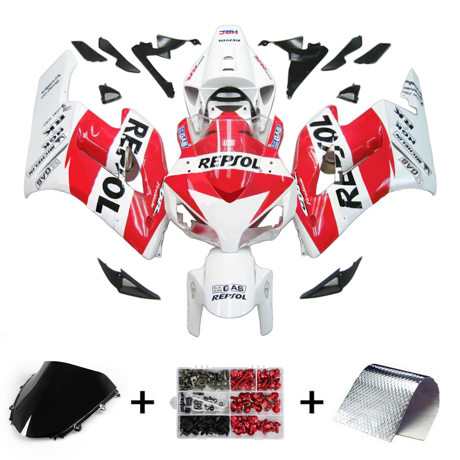 Honda CBR1000RR 2004-2005 Fairing Kit Bodywork Plastic ABS