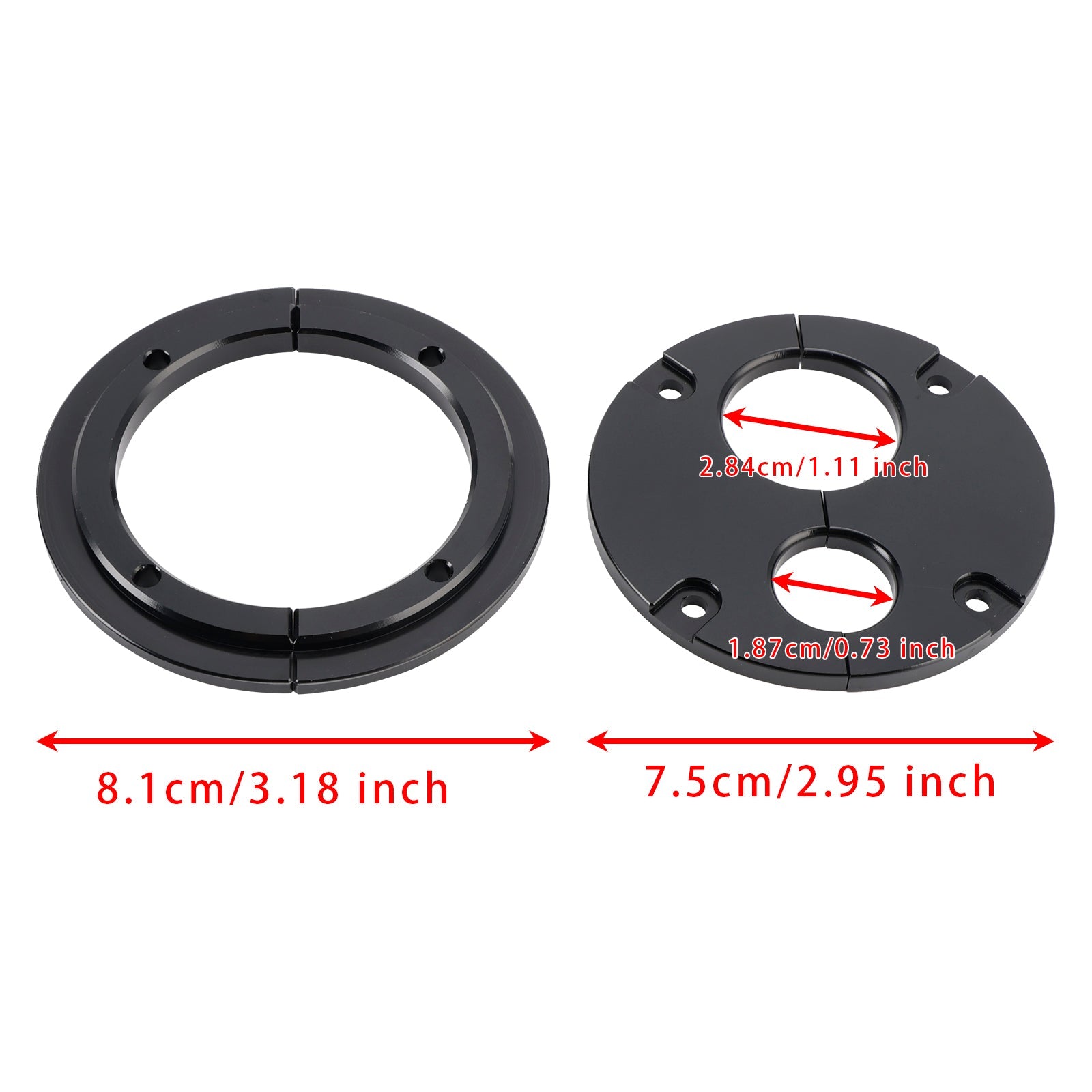 2 Pack Firewall Pass Through Eliminates Firewall Grommet For Holley Terminator