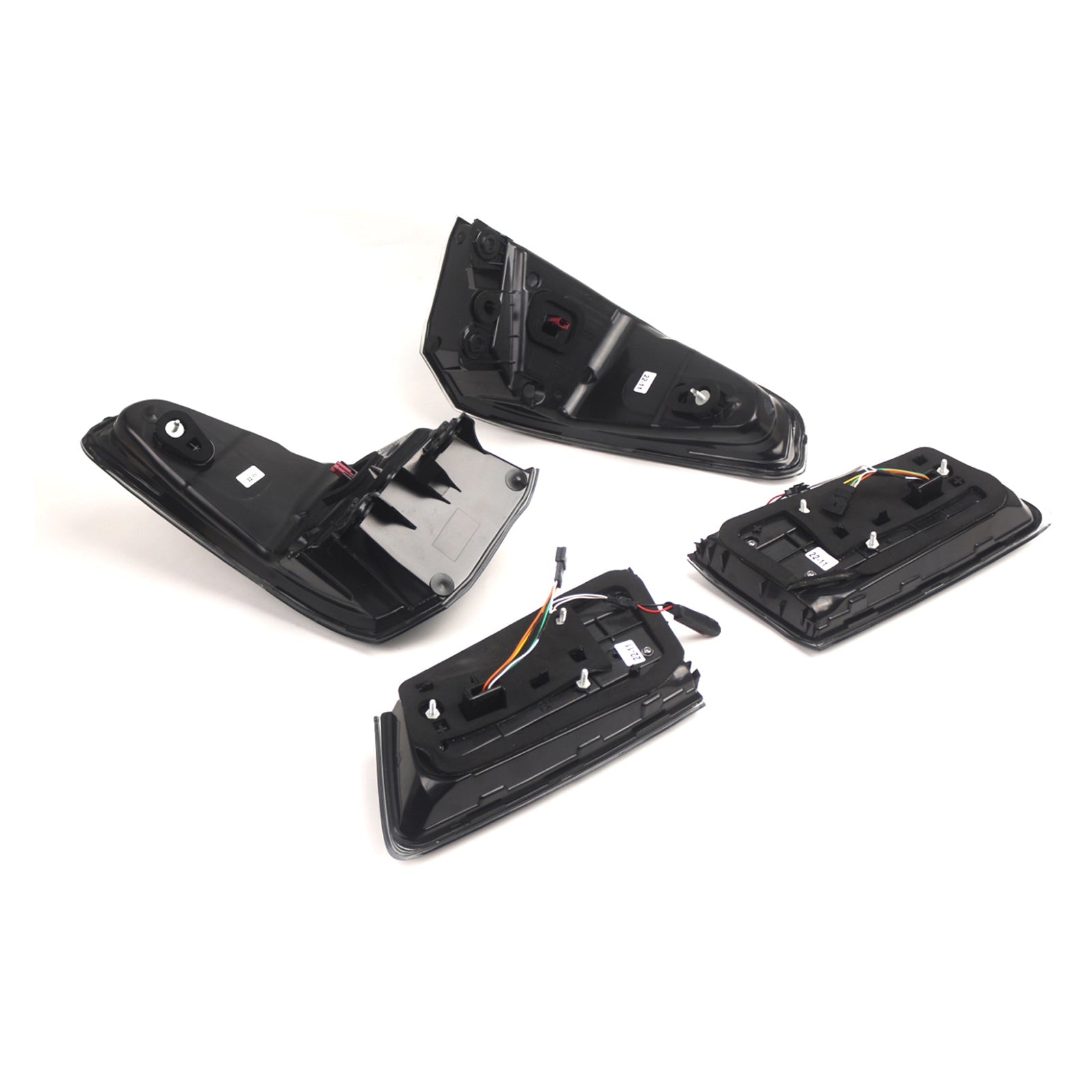 2018-2020 BMW 5 G30 G38 L&R Smoked LED Tail Lights Rear Lamp Assembly 63217376469 63217376470