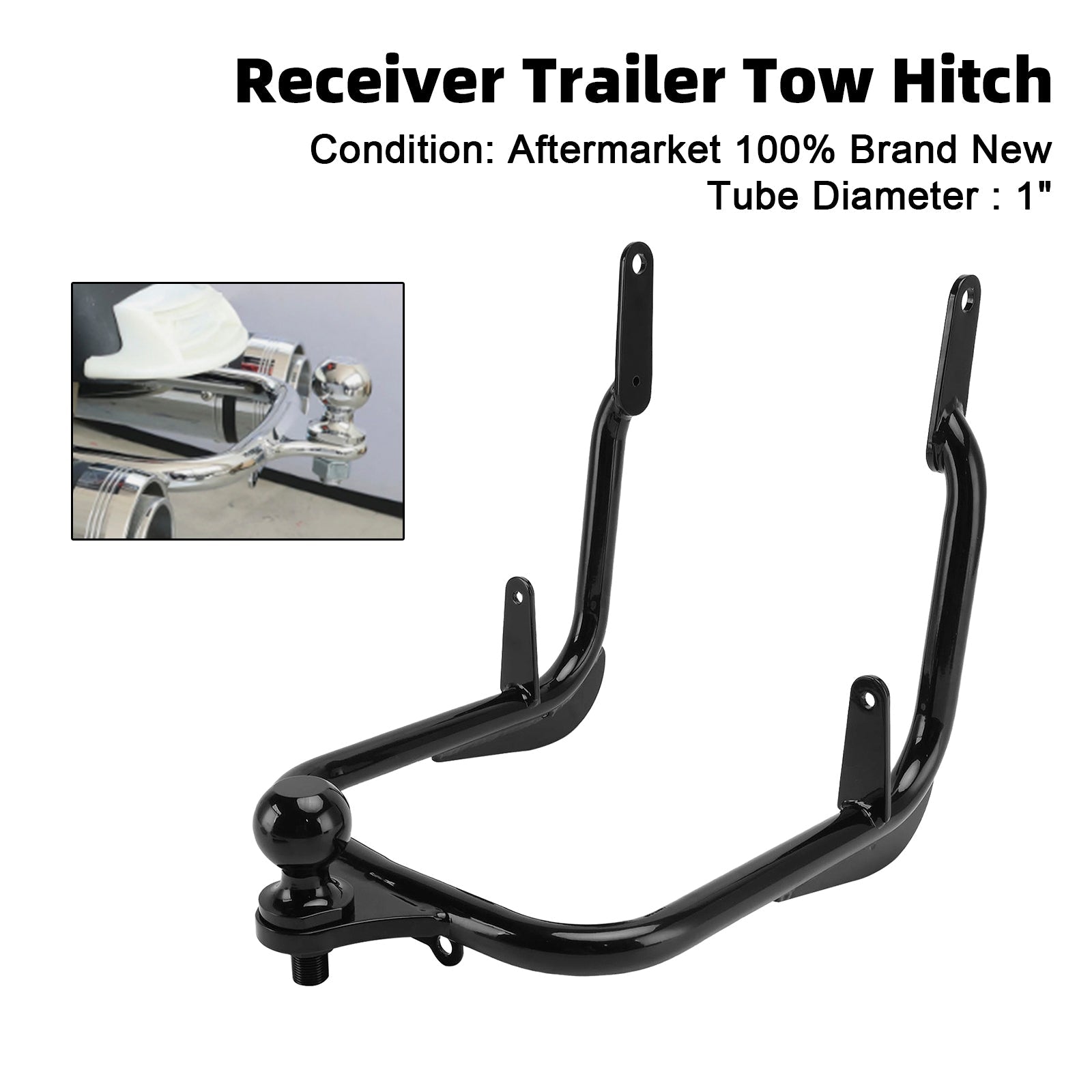 2014-2023 Harley FLHX/S Receiver Trailer Tow Hitch