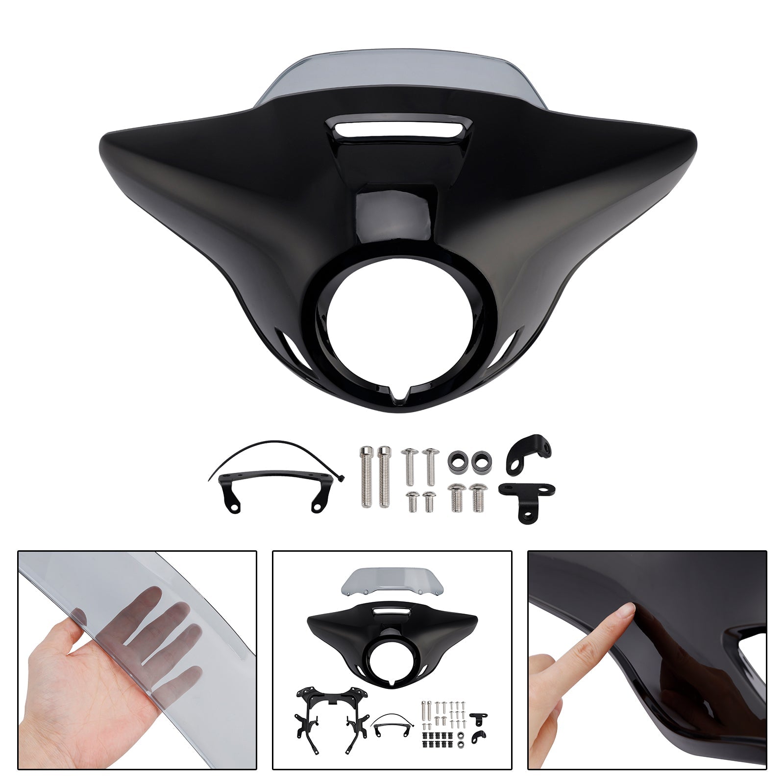 2021-2024 HONDA CM300 CM500 Windshield WindScreen Headlight Fairing