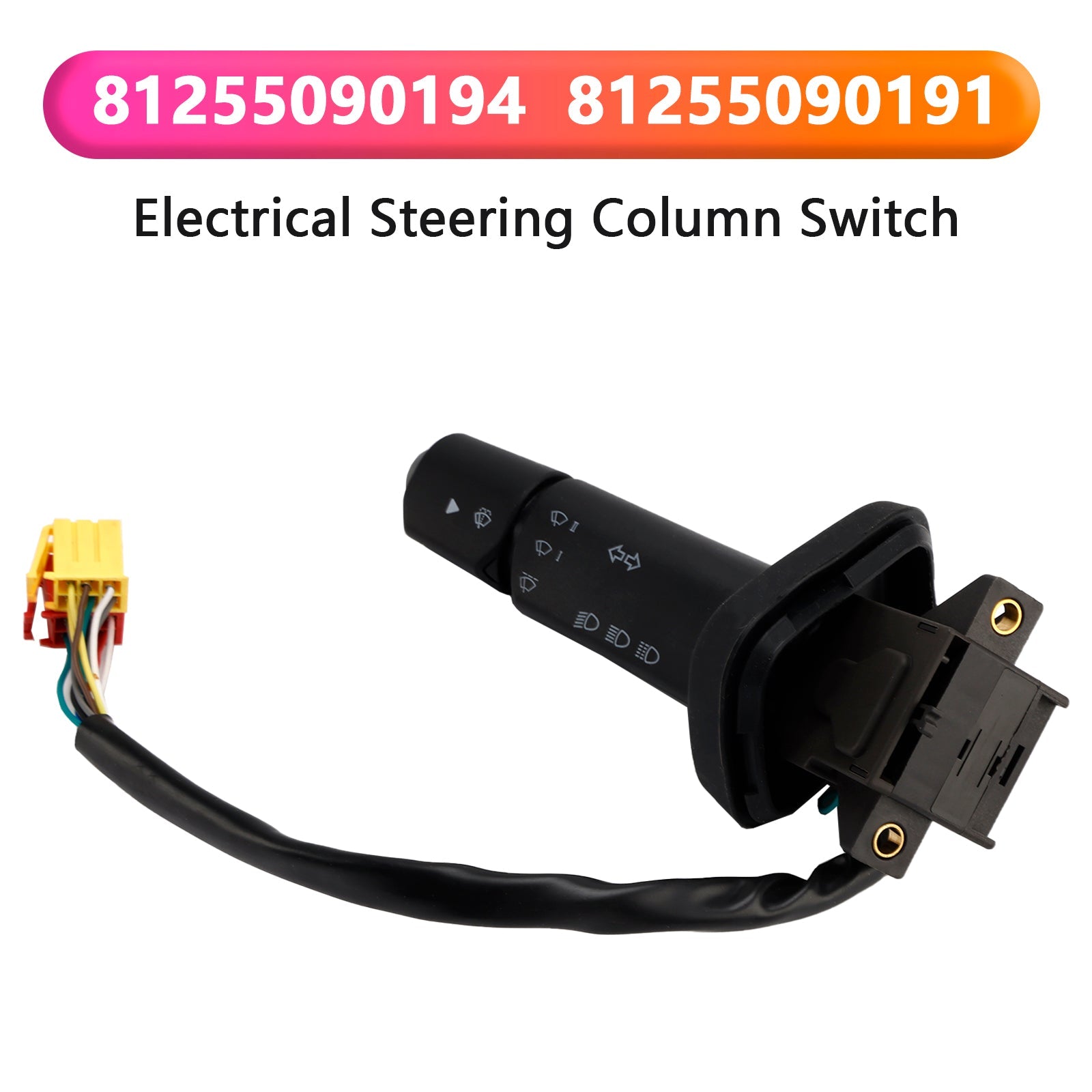 81255090194 81255090191 Electrical Steering Column Switch for MAN Bus