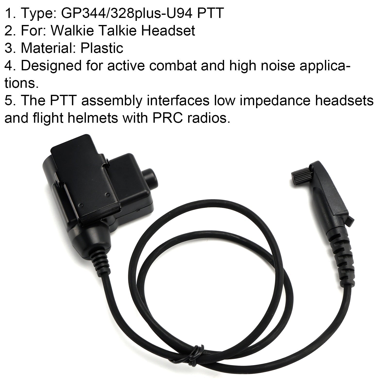 GP344/328plus-U94 PTT For GP344 GP388 EX500 EX600 HD2 RB47 RT89 RT68 RT87 RT83