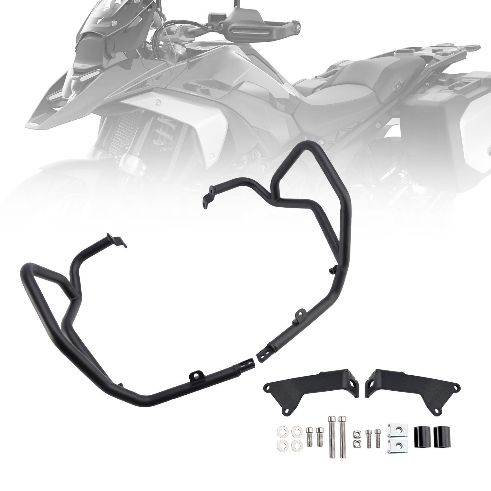 2024-2025 Bmw R1300Gs R 1300 Gs Crash Bar Upper Engine Guard Steel Frame Chrome