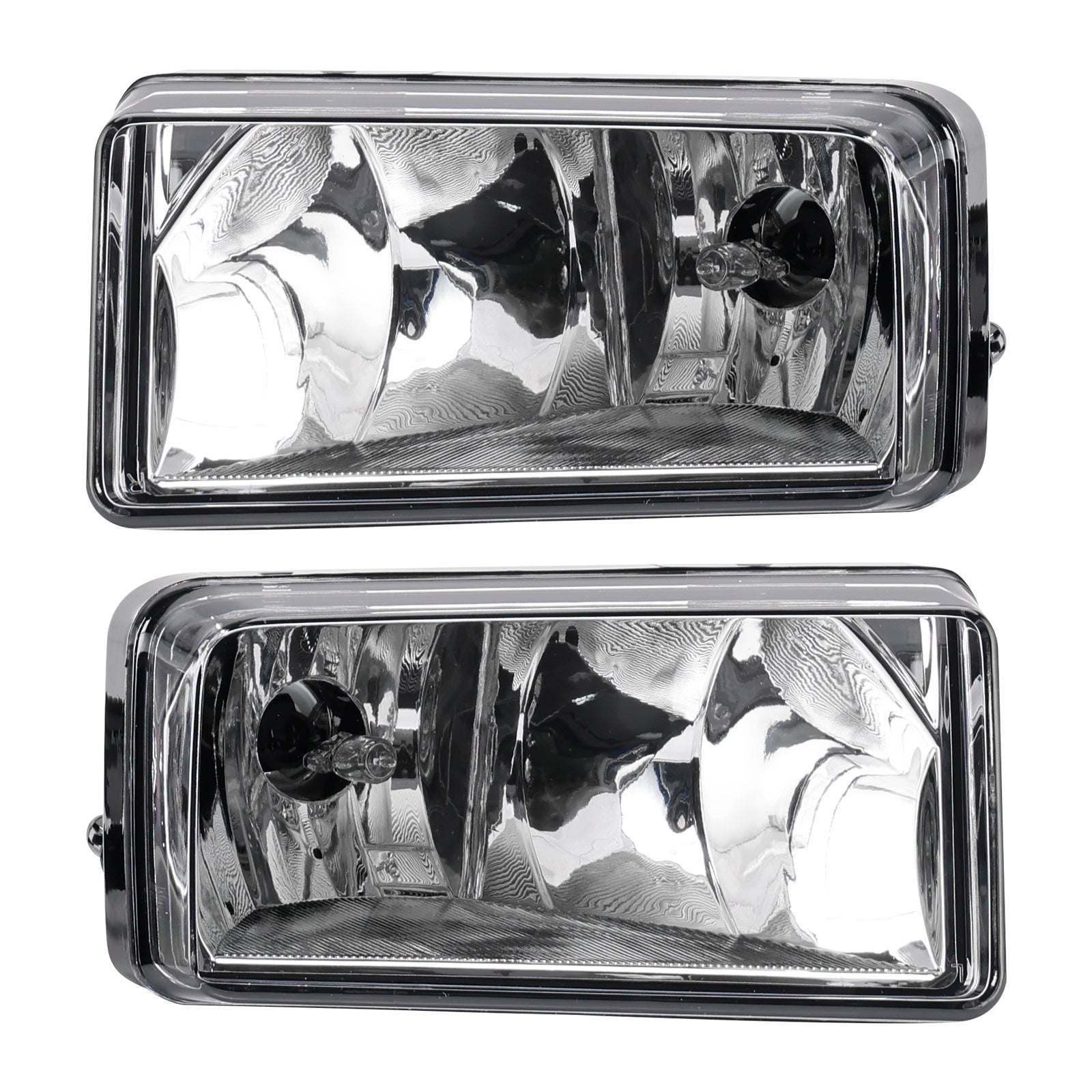 Pair Front  Fog Light Lamps With Bulbs For Chevy Silverado 2007-2013 Clear Lens