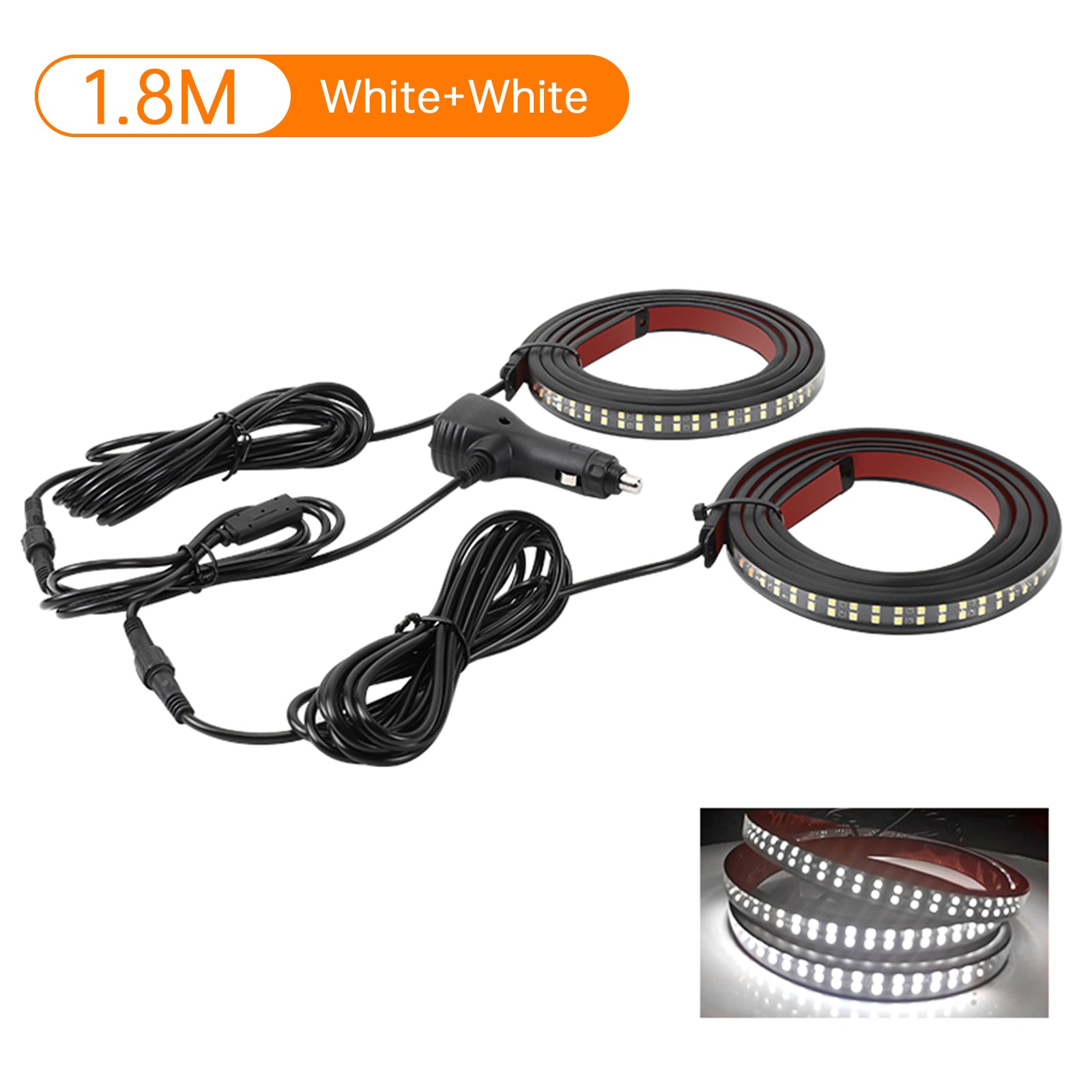 Dual Color Running Board Side Step LED Light Strips For Pickup Truck