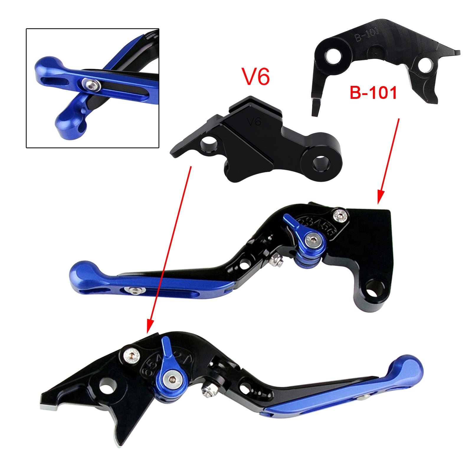 Adjustable Clutch Brake Lever fit for YAMAHA XSR900 XSR900GP MT-09 MT-09SP 24-25