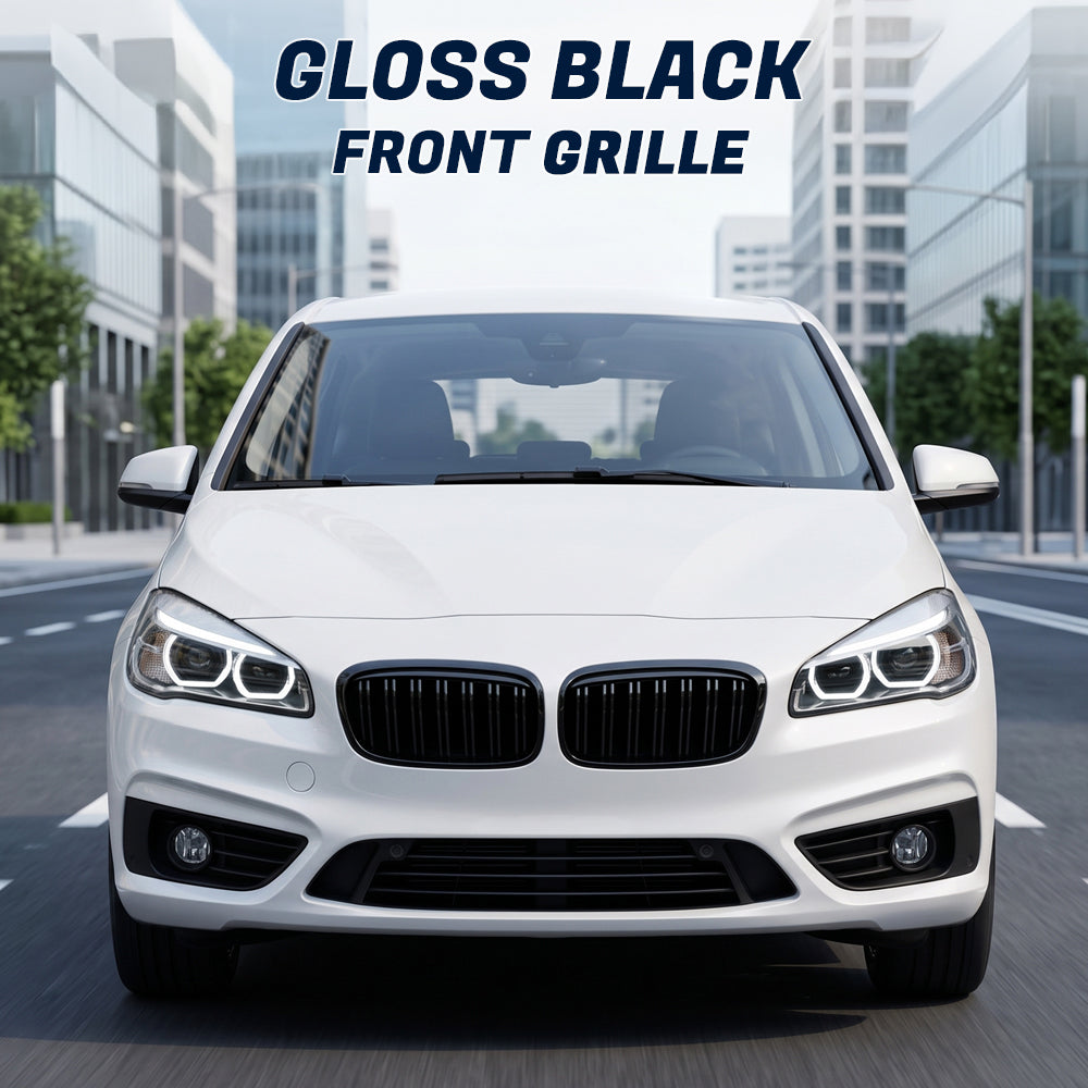 BMW 2 시리즈 Gran Tourer F45 F46 2015-2018 Gloss Black Front Grill Grille