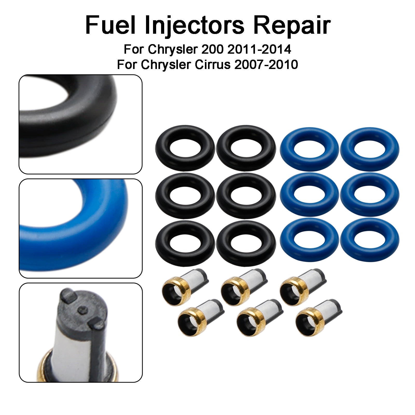 Fuel Injector Repair Kit FJ1058 fit Dodge Caliber 2007-12 Avenger 2008-14