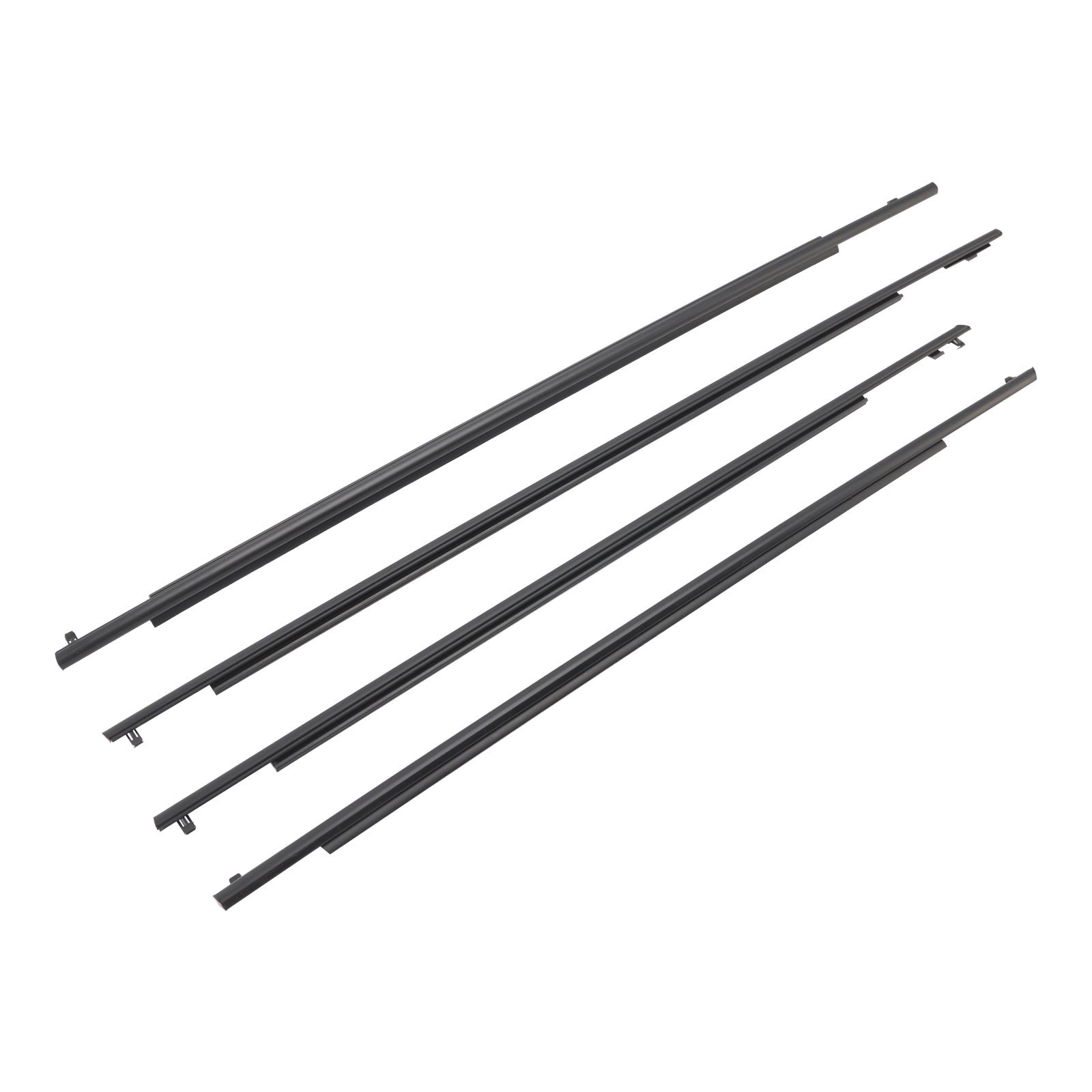 2010-2015 Toyota Prius 4PCS Door Glass Belt Outer Molding Weatherstrip