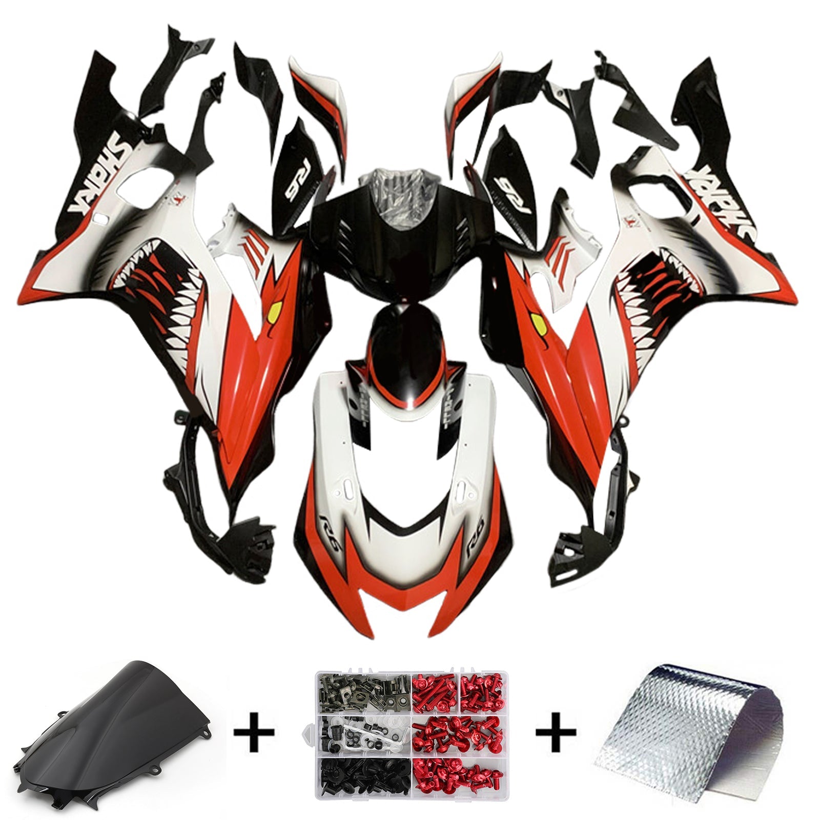 Yamaha YZF-R6 2017-2023 Fairing Kit Bodywork Plastic ABS