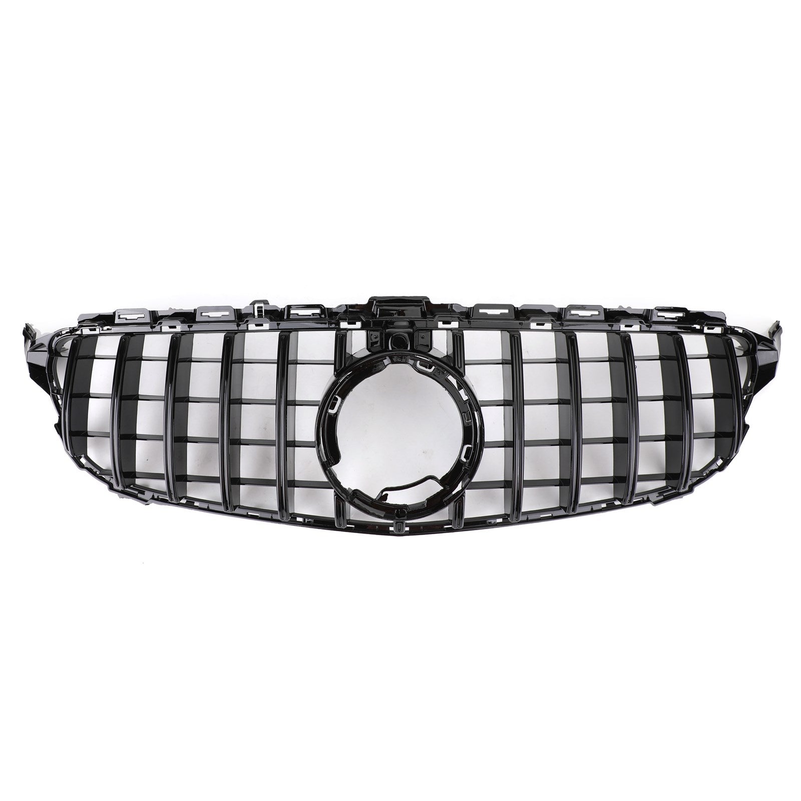 GTR Style Grill Grille W/Camera fit Mercedes-Benz W205 C205 A205 AMG 2019-2021