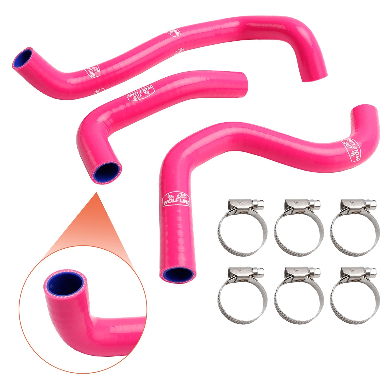 Silicone Radiator coolant Hose kit For Street Triple 765 R RS 2020-2022