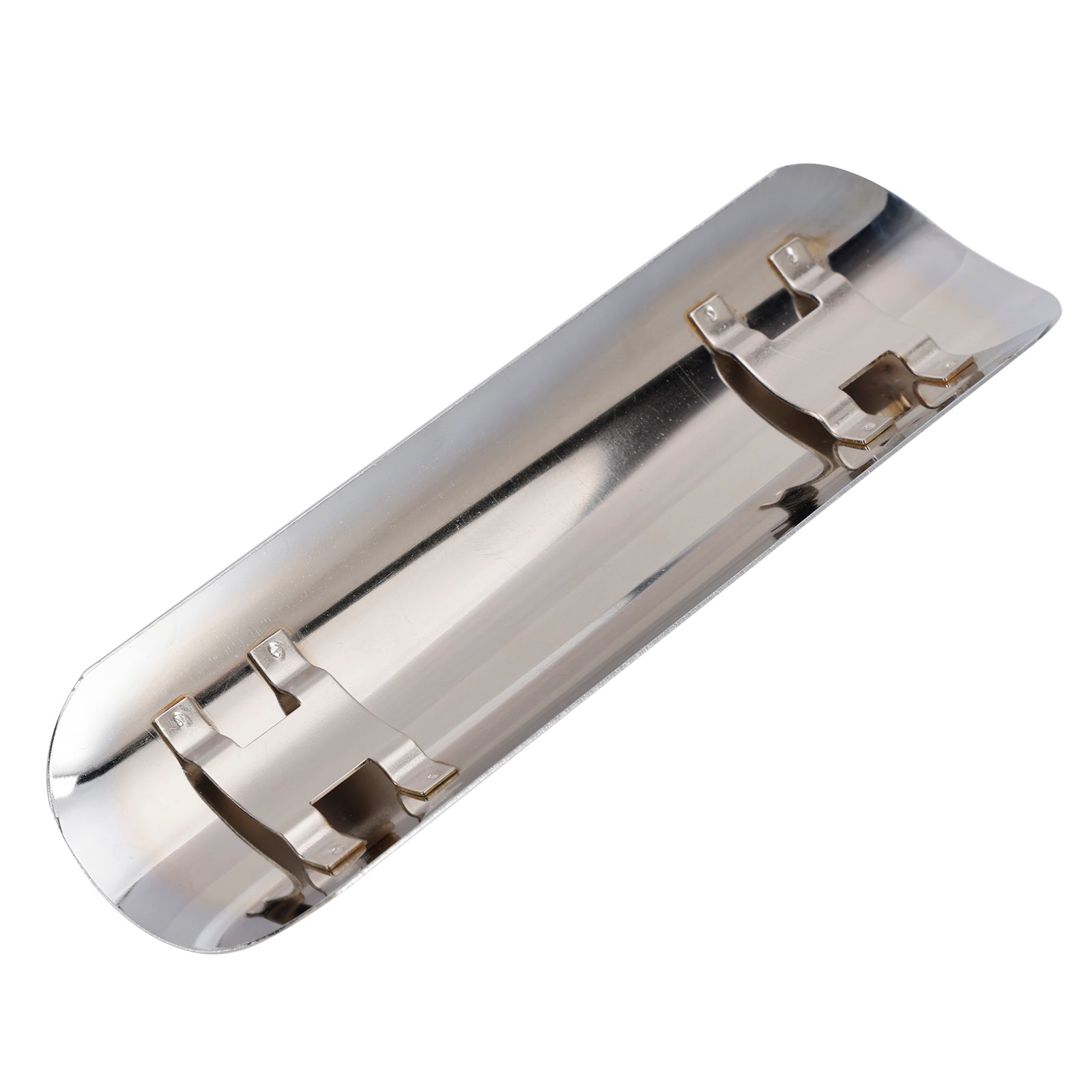 Steel Exhaust Muffler Pipe Heat Deflector Cover Chromeb For Motorcycle Scooter BlackD