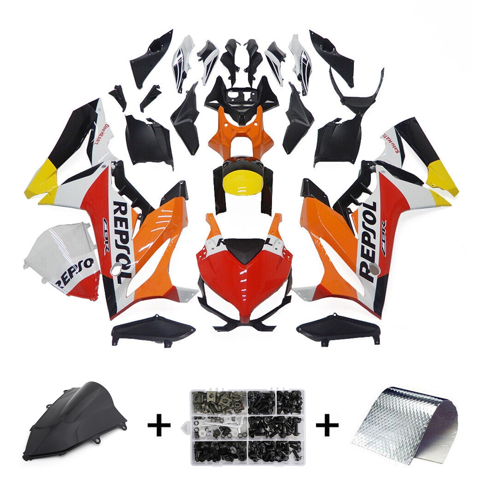 Honda CBR650R 2021-2023 Fairing Kit Bodywork Plastic ABS