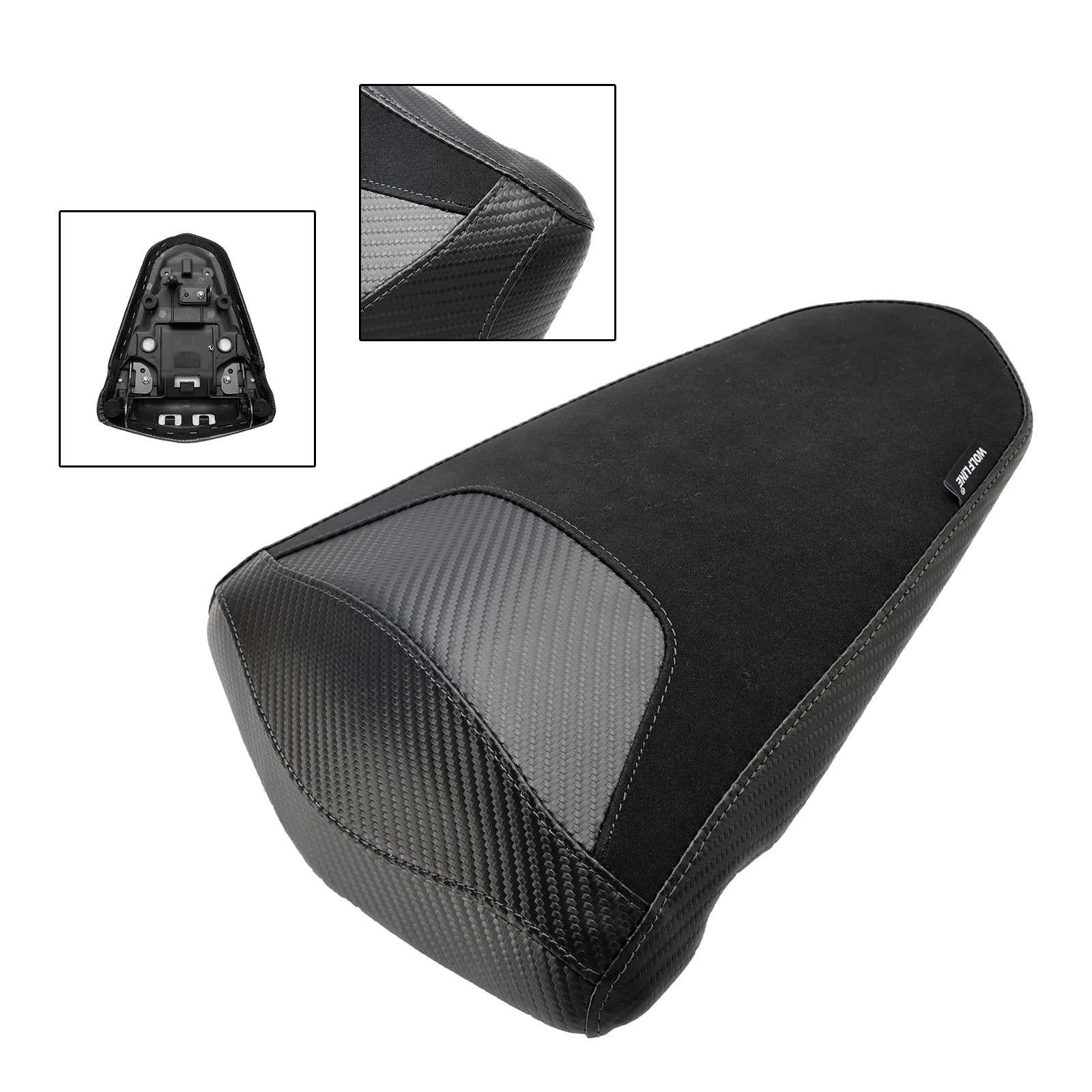 2015-2023 Yamaha Mt-03 Yzf-R3 Rear Passenger Seat Cushion Pu Pillion Flat Blue